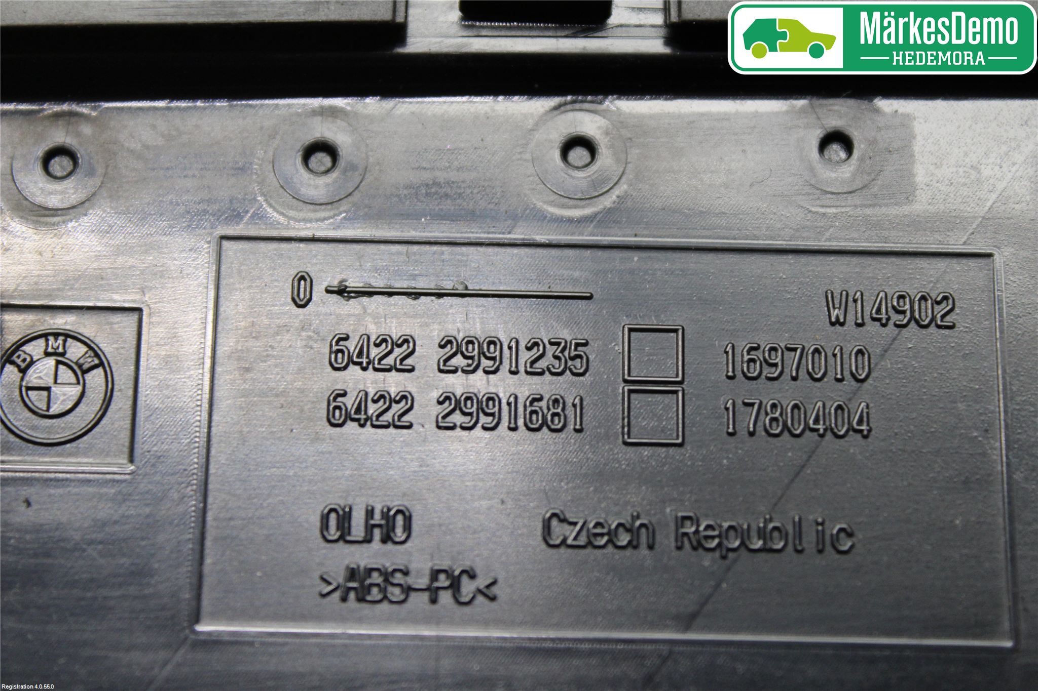 BMW X1 E84 10-15 Dashbord Kanal - Dyse