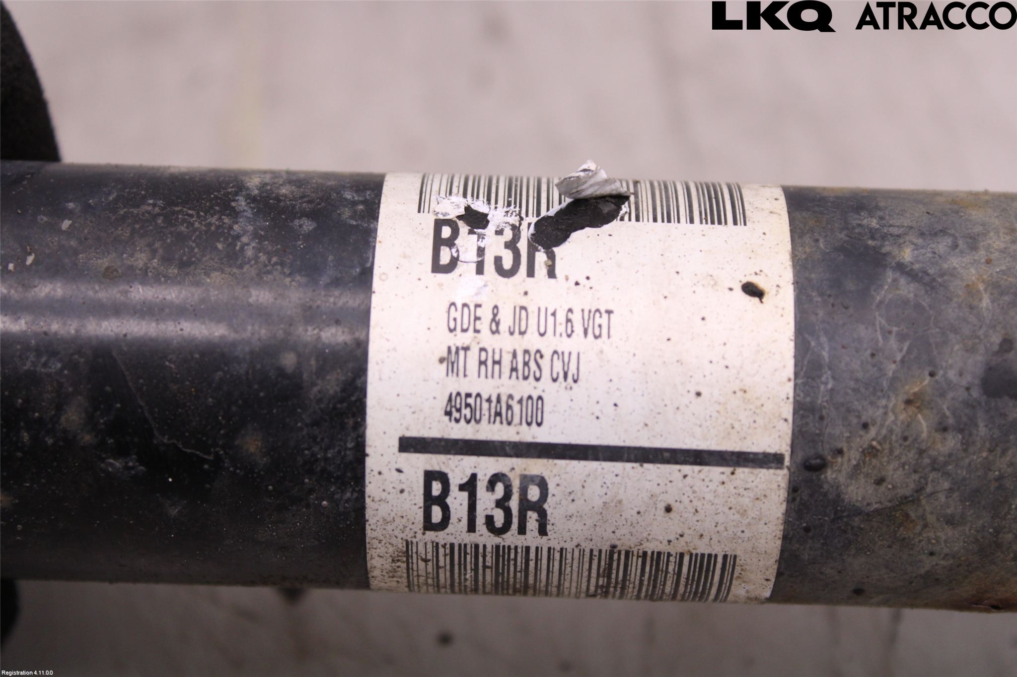 Hyundai i30 GD 13-17 Drivaksel Foran Kompl Høyre