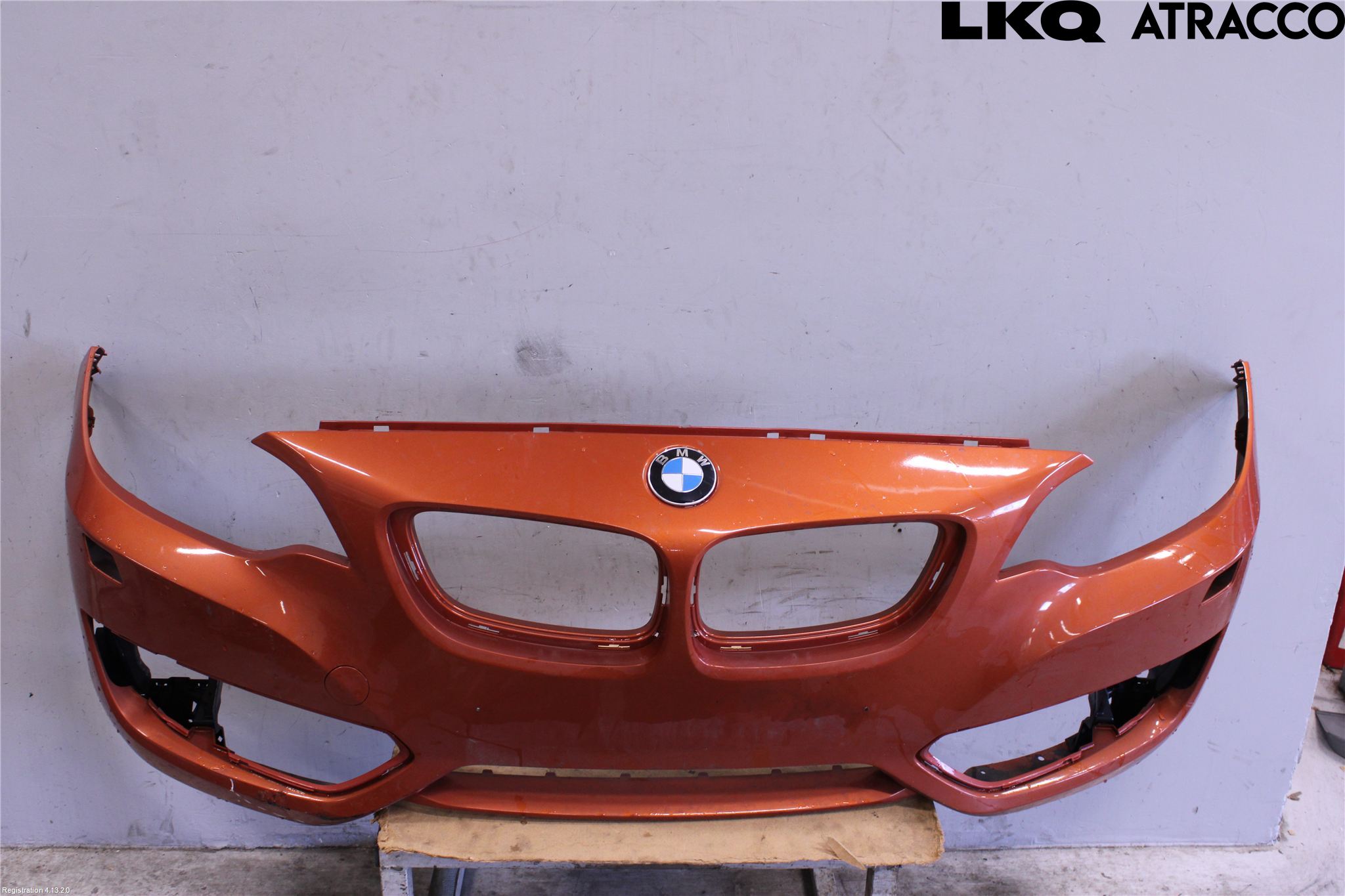 BMW 2 F22/F23/F87 Coupé/Cab 13-21 Støtfanger Foran Plastdeksel