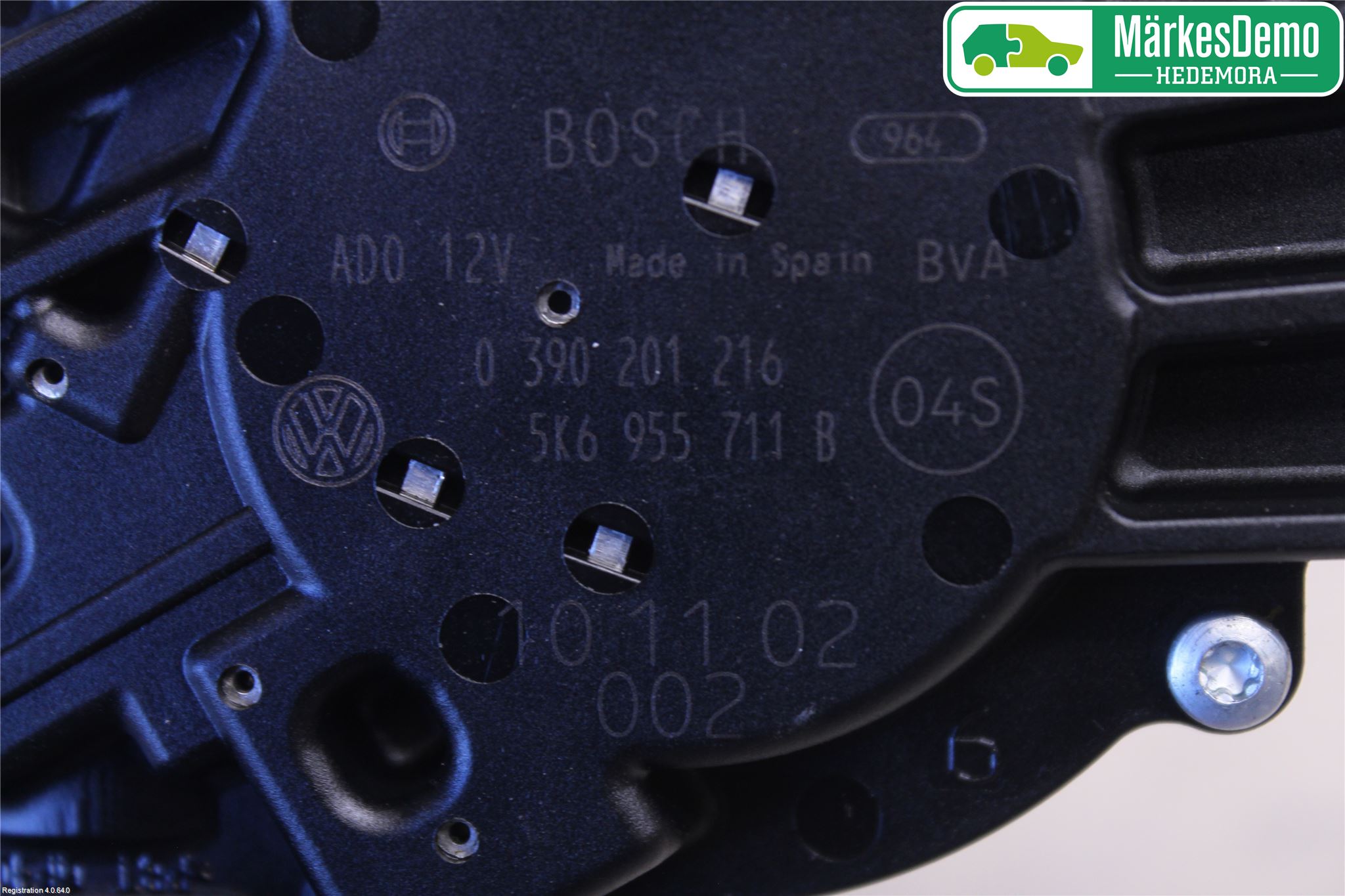 Volkswagen VW GOLF PLUS/CROSS GOLF 04-14 Viskermotor Bakluke