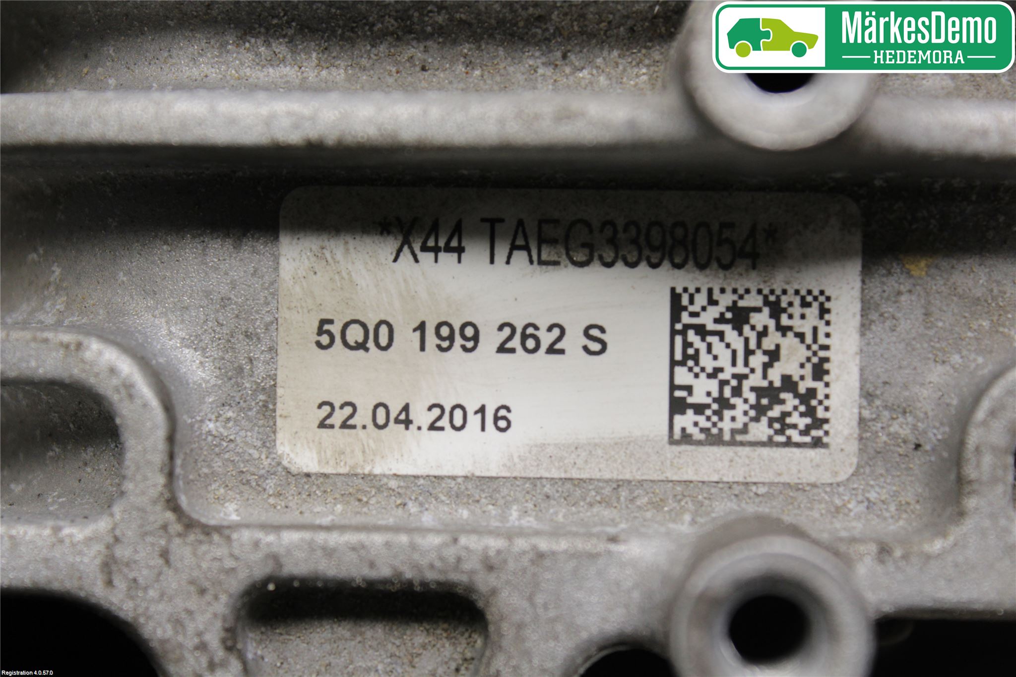Volkswagen VW PASSAT 15-19 Motor Feste Stål-Alu