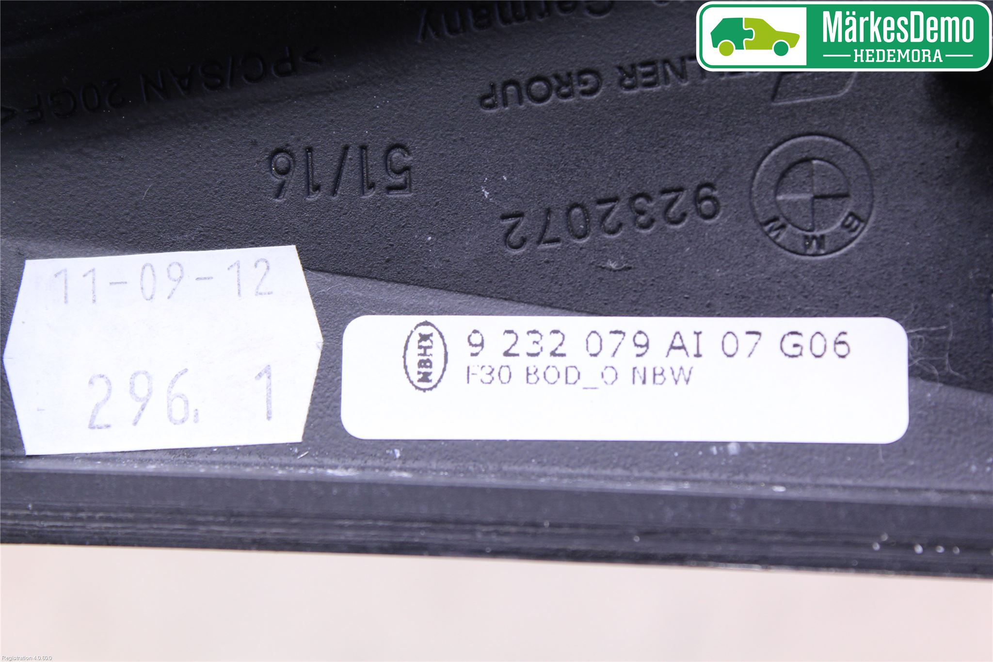 BMW 3 F30/F31/F80 12-19 Instrumentkonsoll Midt