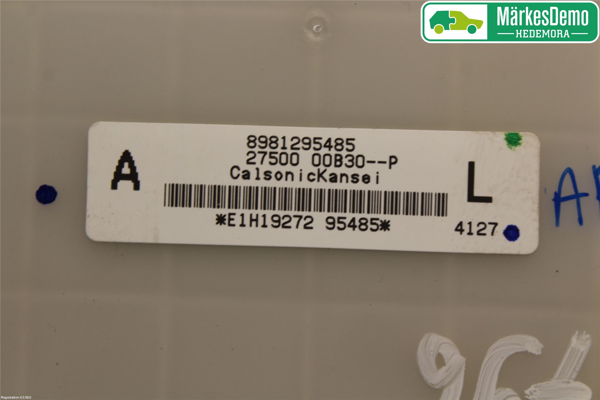 Isuzu D-MAX Varme Ac Betjening-Display