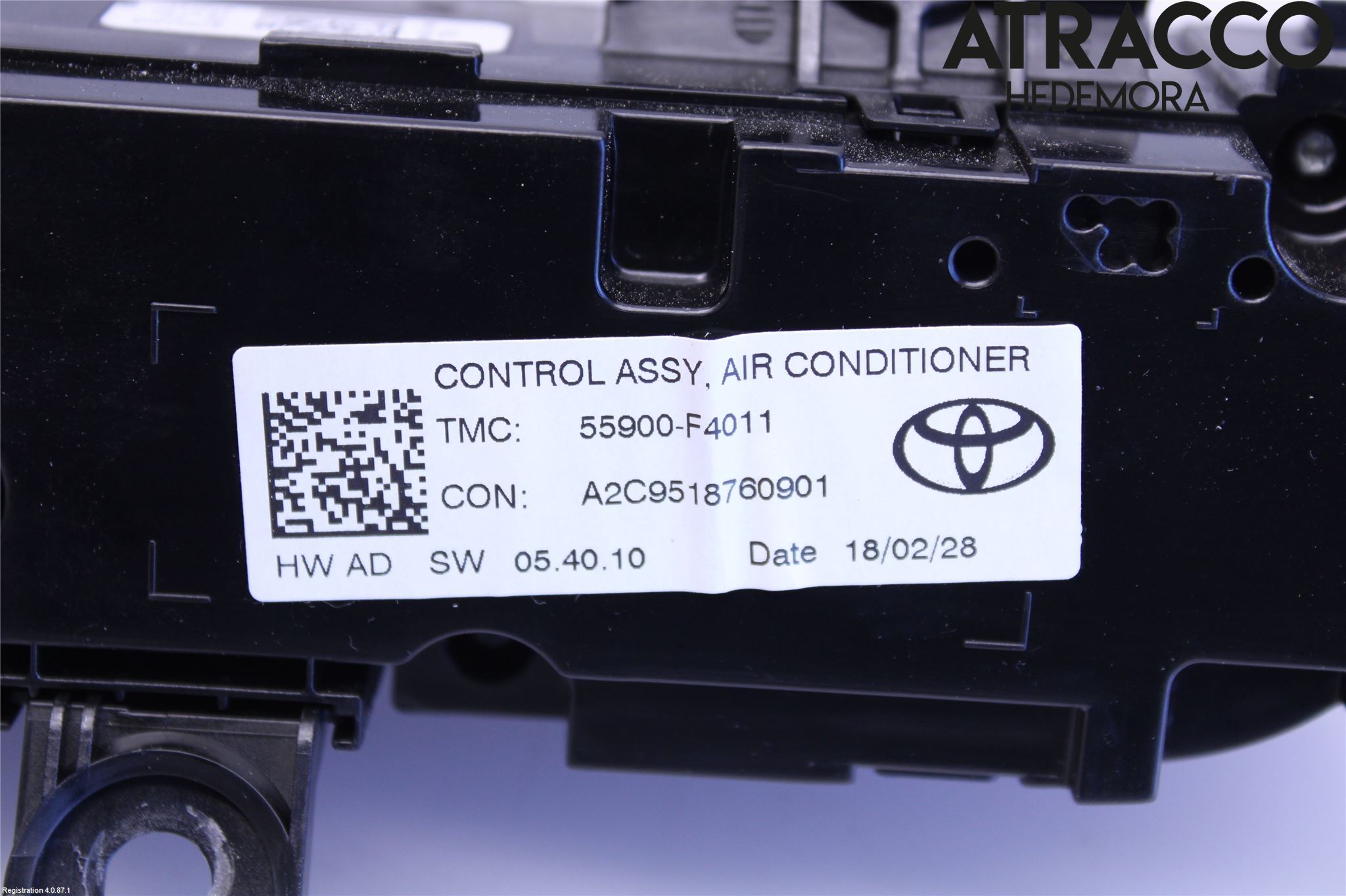 Toyota C-HR 16-23 Varme Ac Betjening-Display