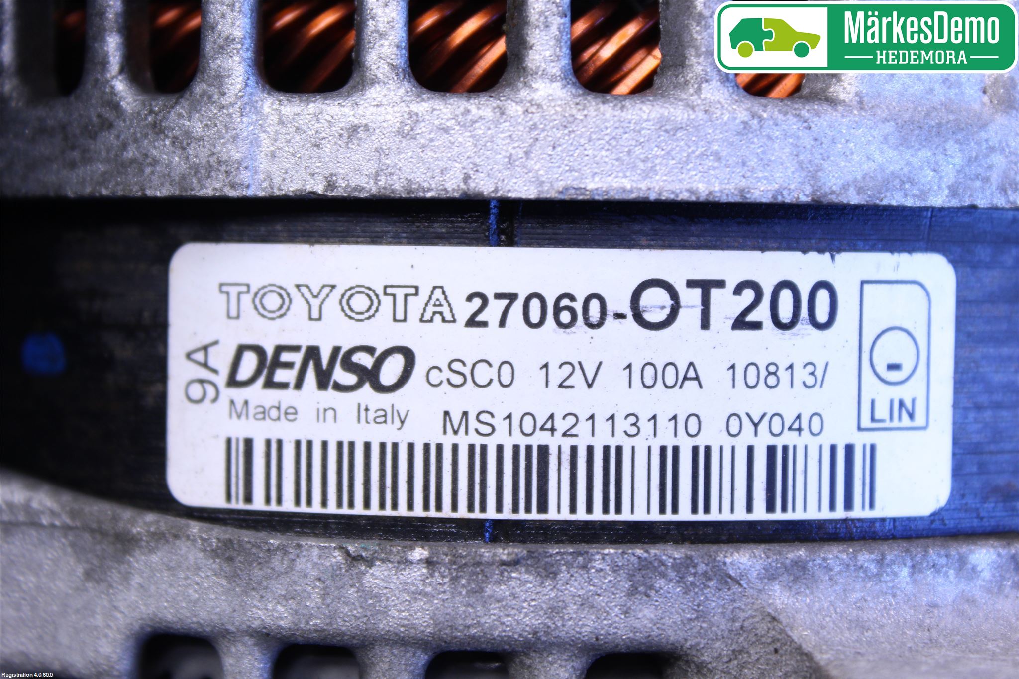 Toyota AURIS 13-19 Dynamo