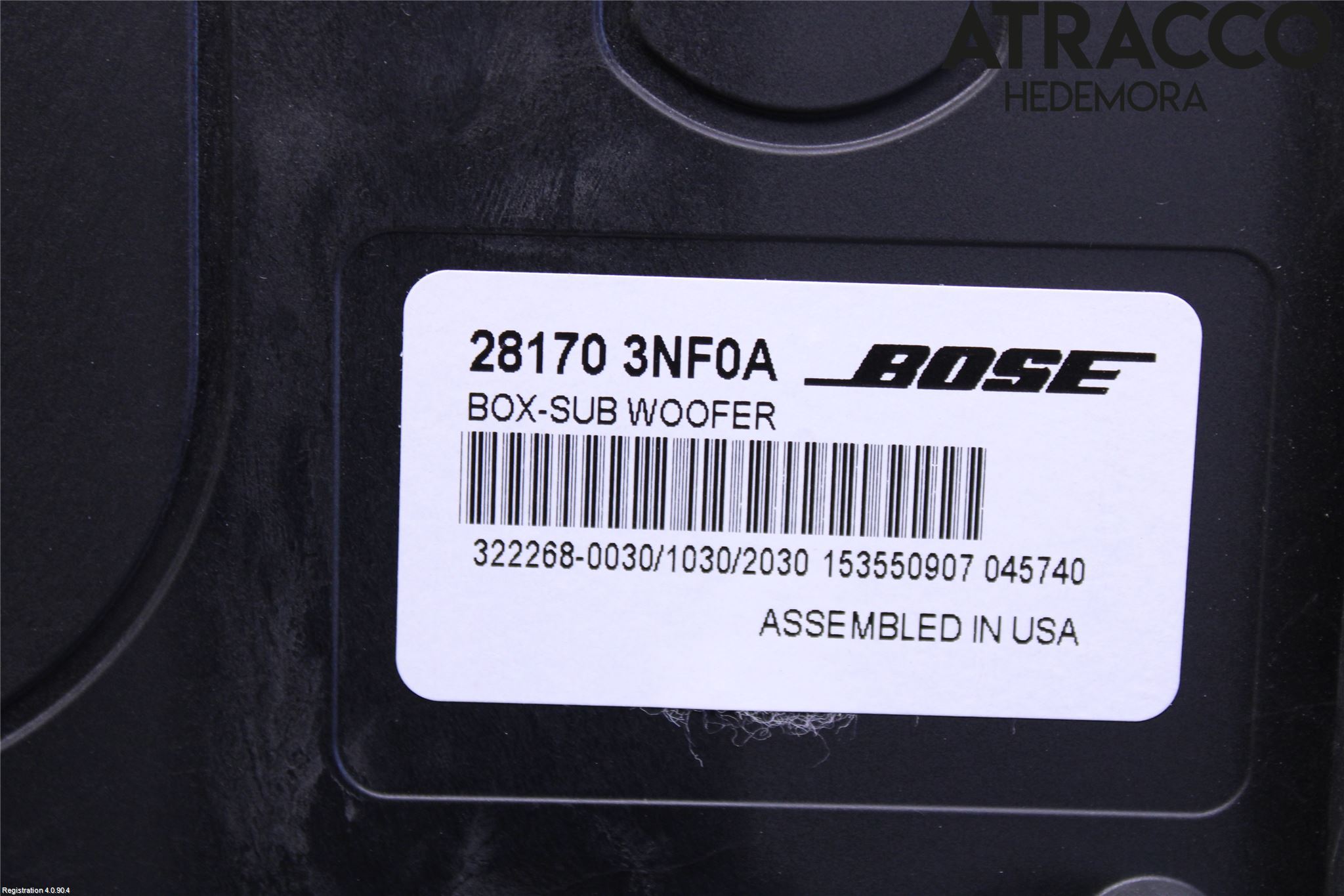 Nissan LEAF 11-17 Innr Høyttaler