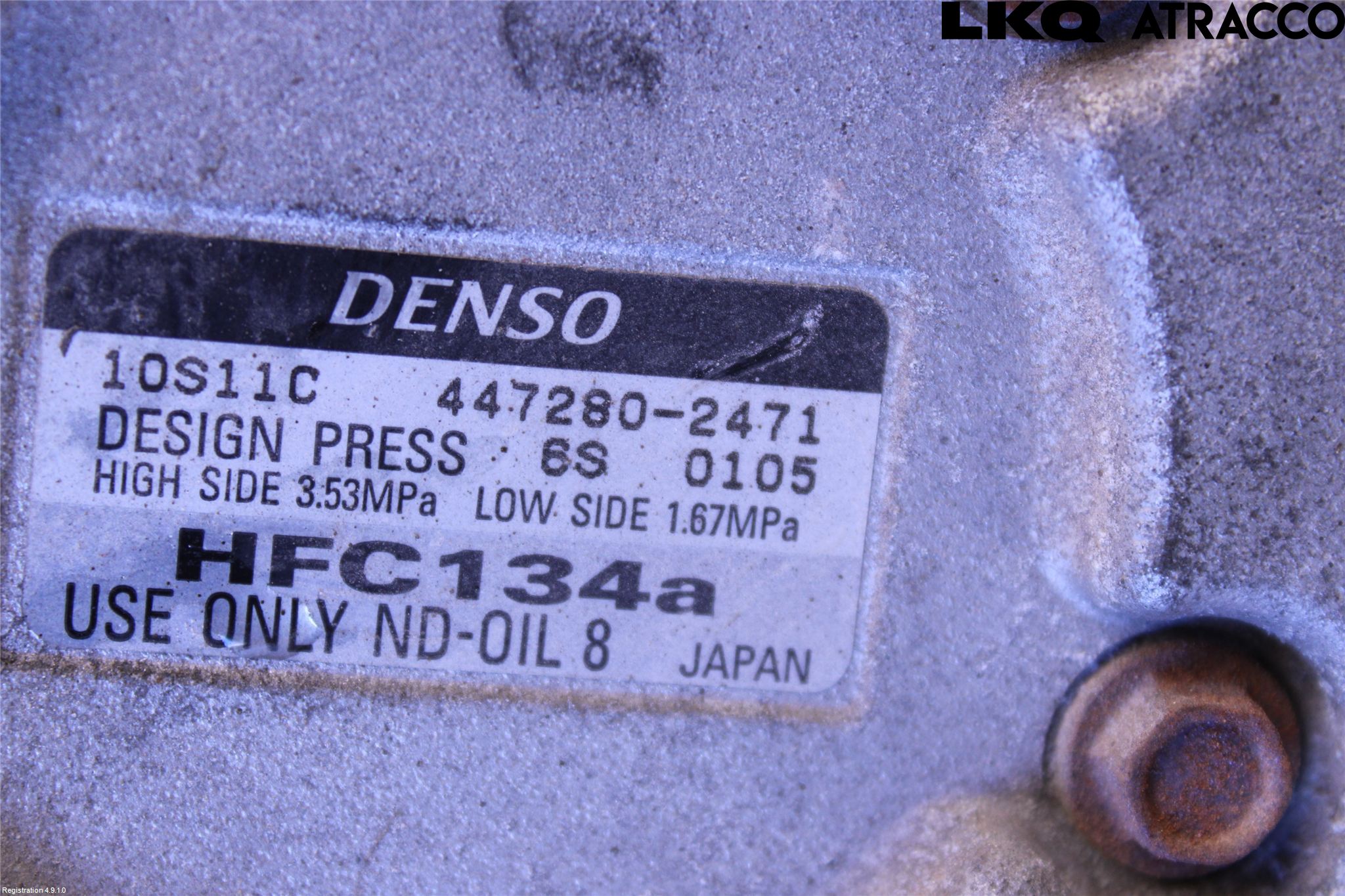 Toyota HILUX 05-16 Varme Ac Kompressor