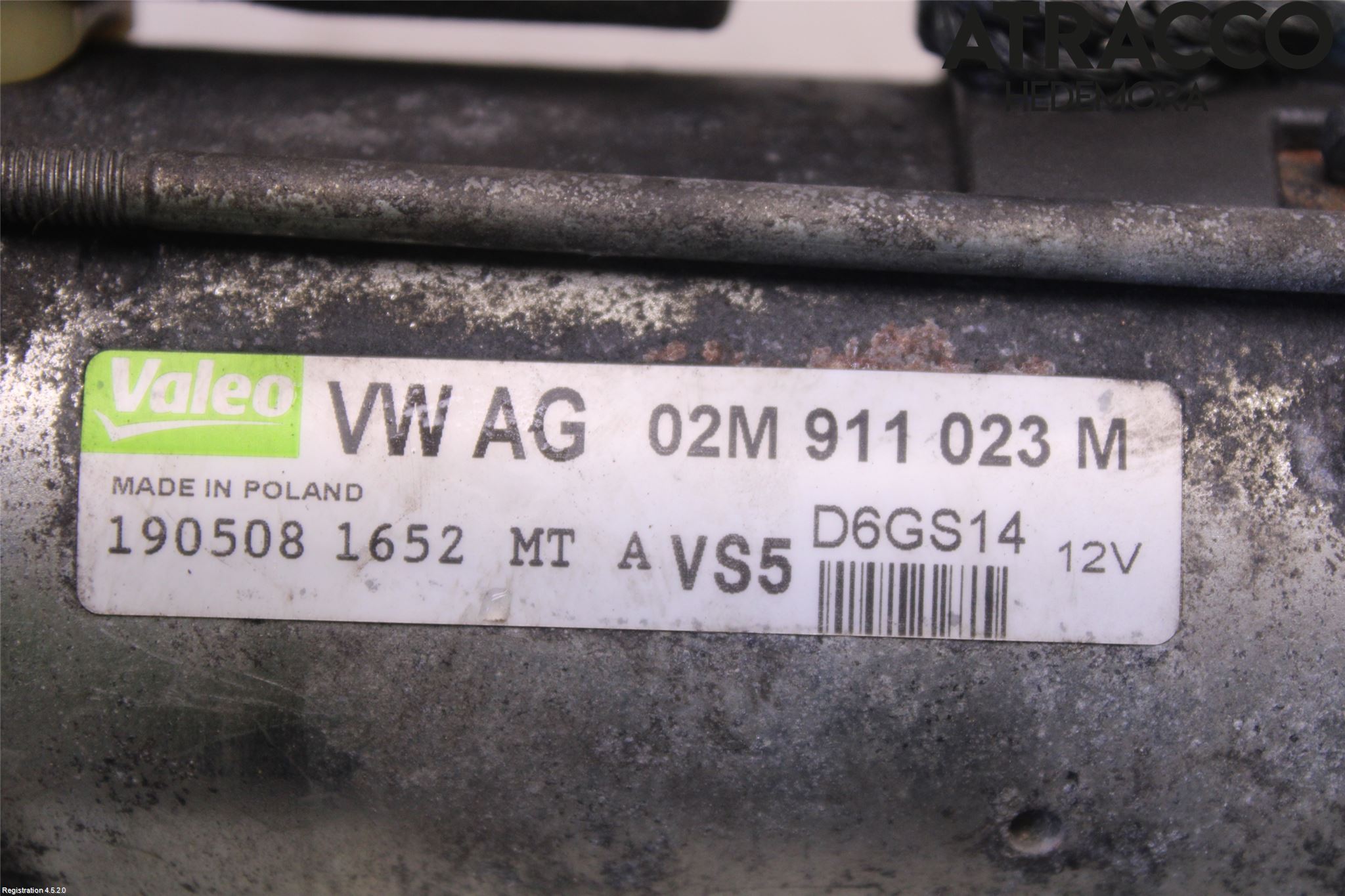 Volkswagen VW TIGUAN 07-16 Startmotor Diesel