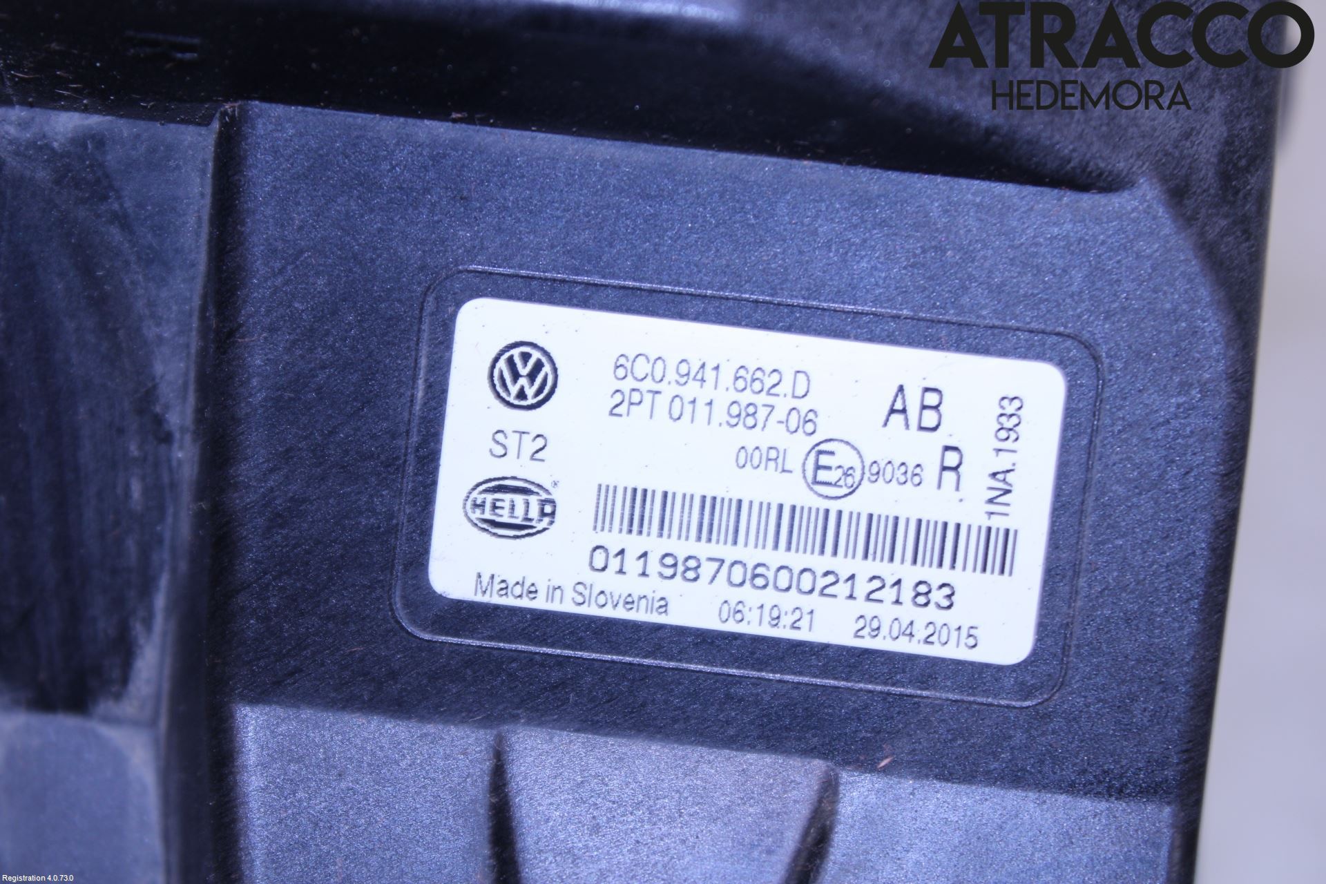 Volkswagen VW POLO 10-17 Frontlykt-Kurve-Tåkelys