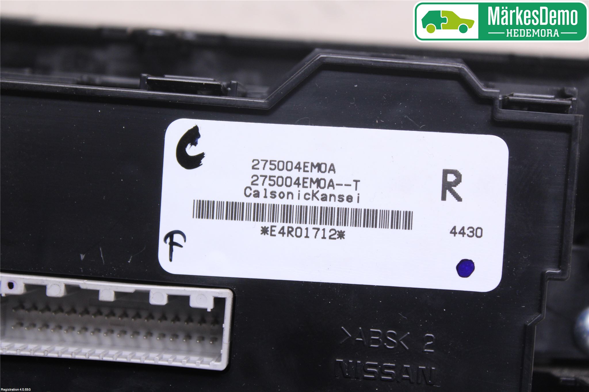 Nissan QASHQAI 14-17 Varme Ac Betjening-Display