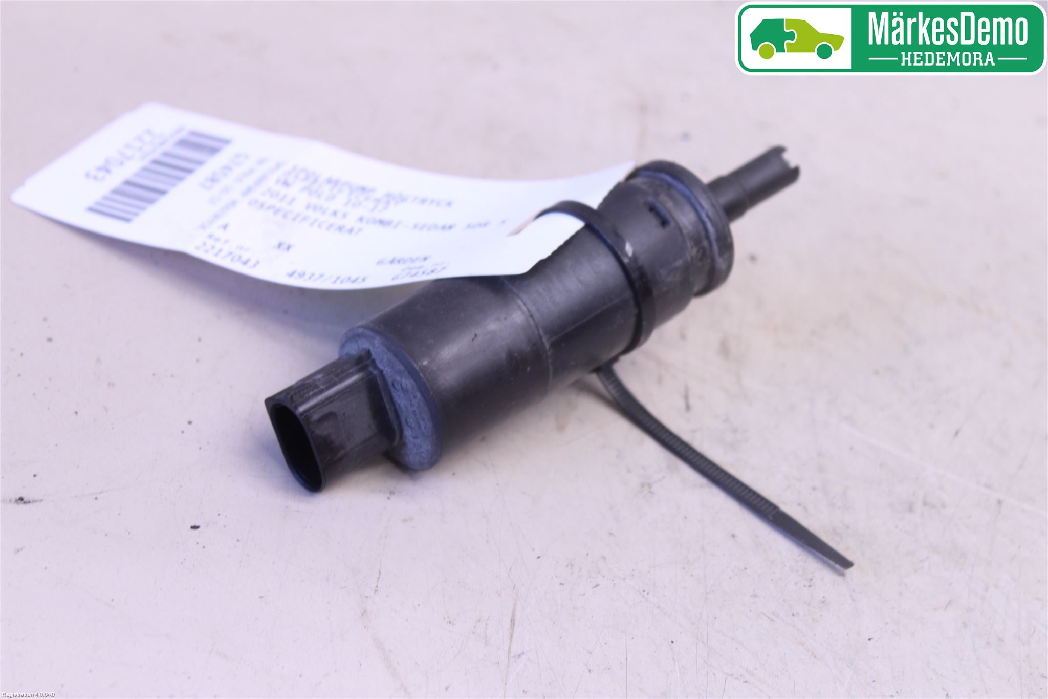 Volkswagen VW POLO 10-17 Spylerpumpe Høytrykk