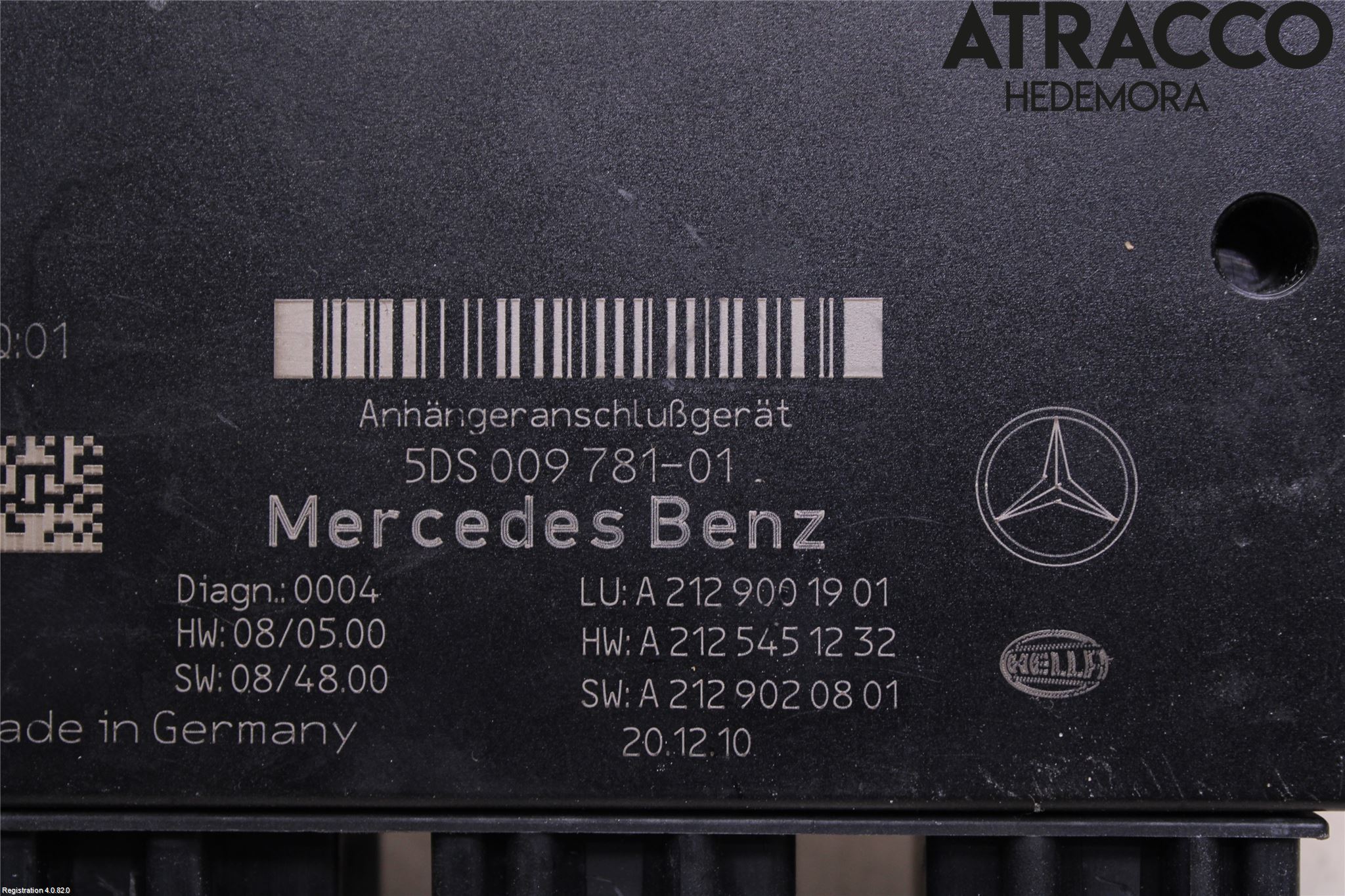 Mercedes-Benz MB C-KLASS (W204) 07-15 Styreenhet Tilhengerfeste