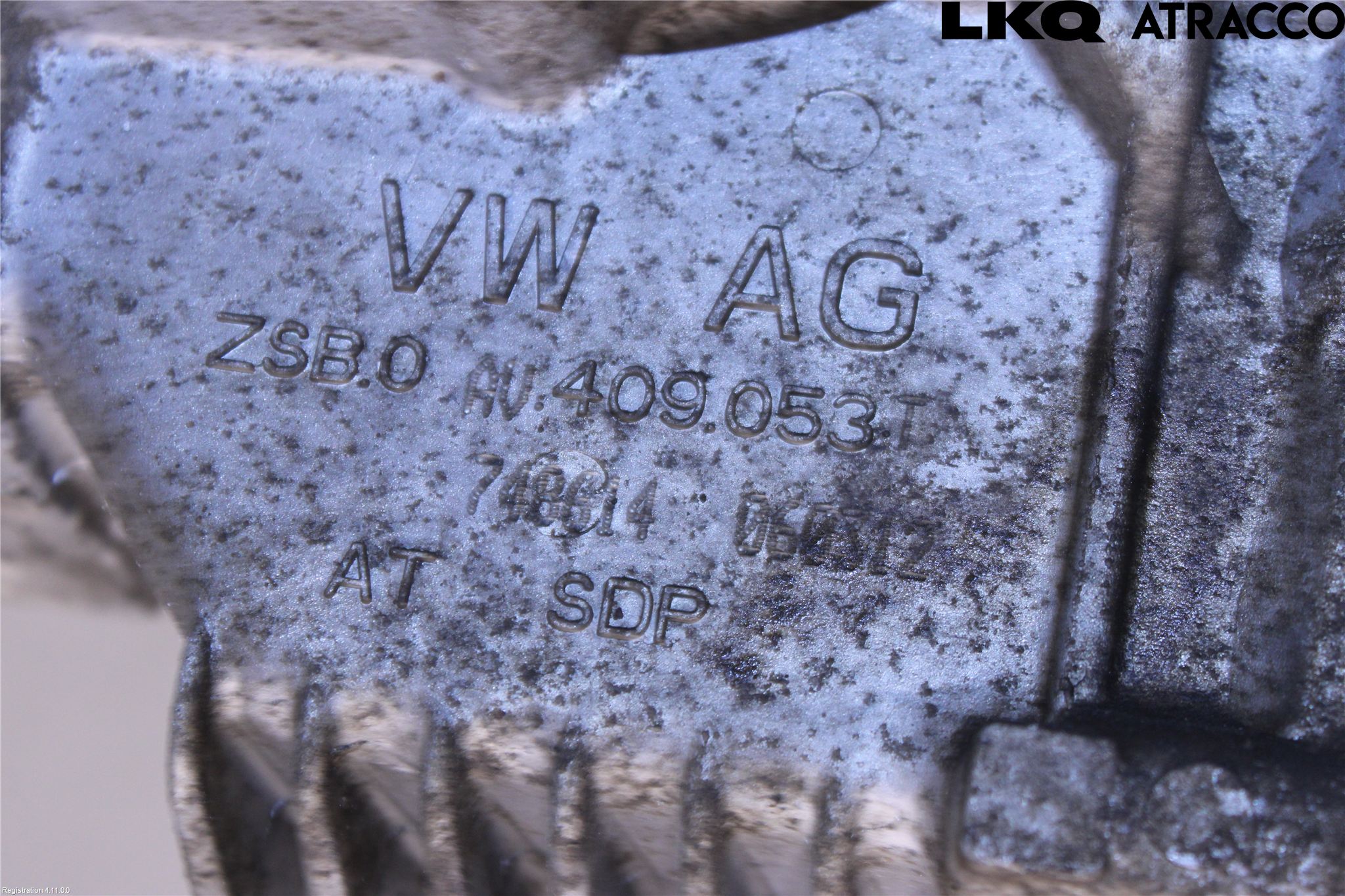 Volkswagen VW PASSAT 11-14 Gearkasse Fordelingskasse