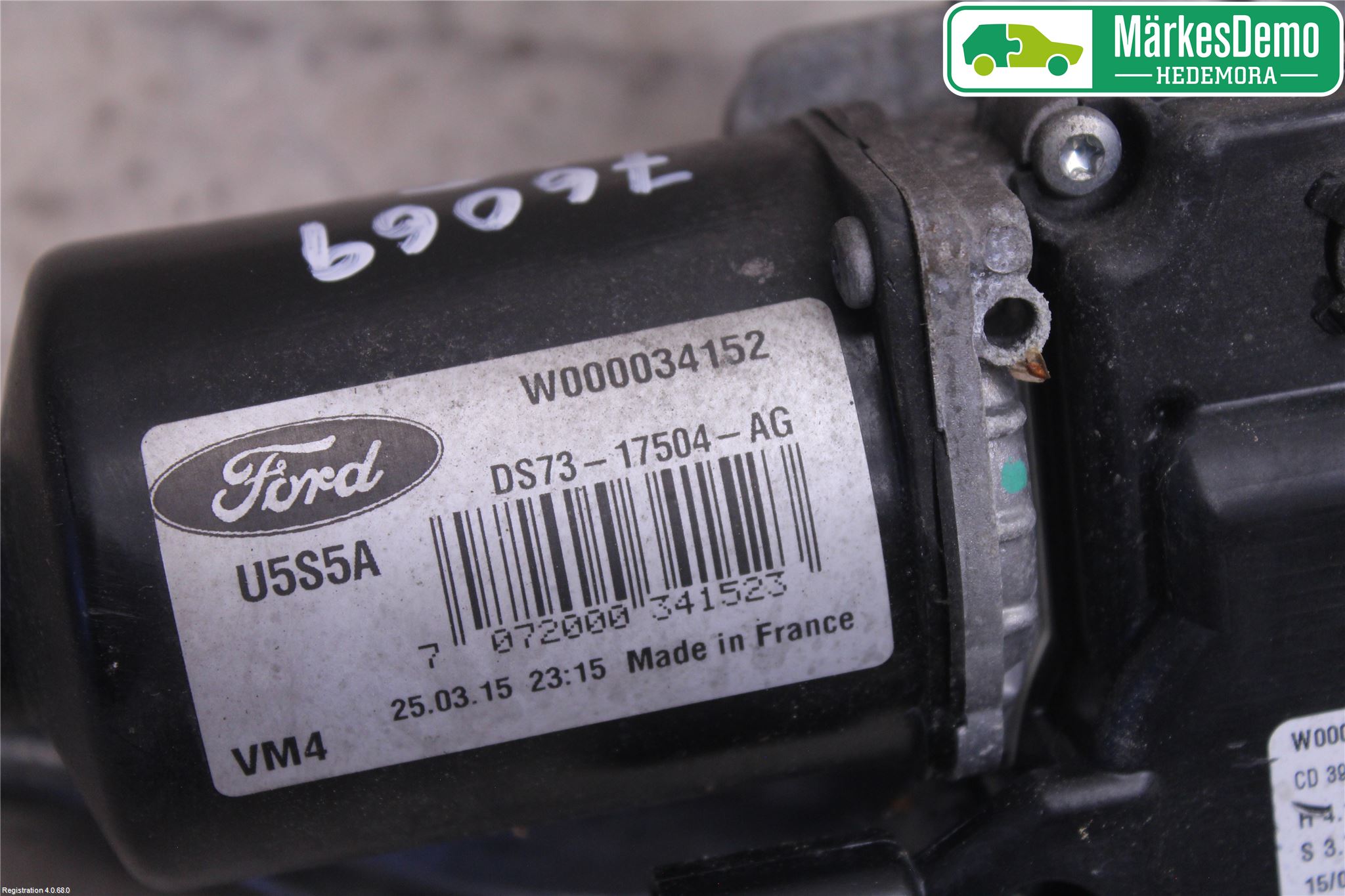 Ford MONDEO 15-22 Viskermotor Frontrute