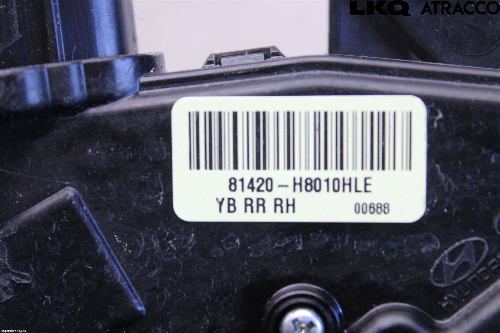 Kia RIO 17- Dørlås - Låsekasse