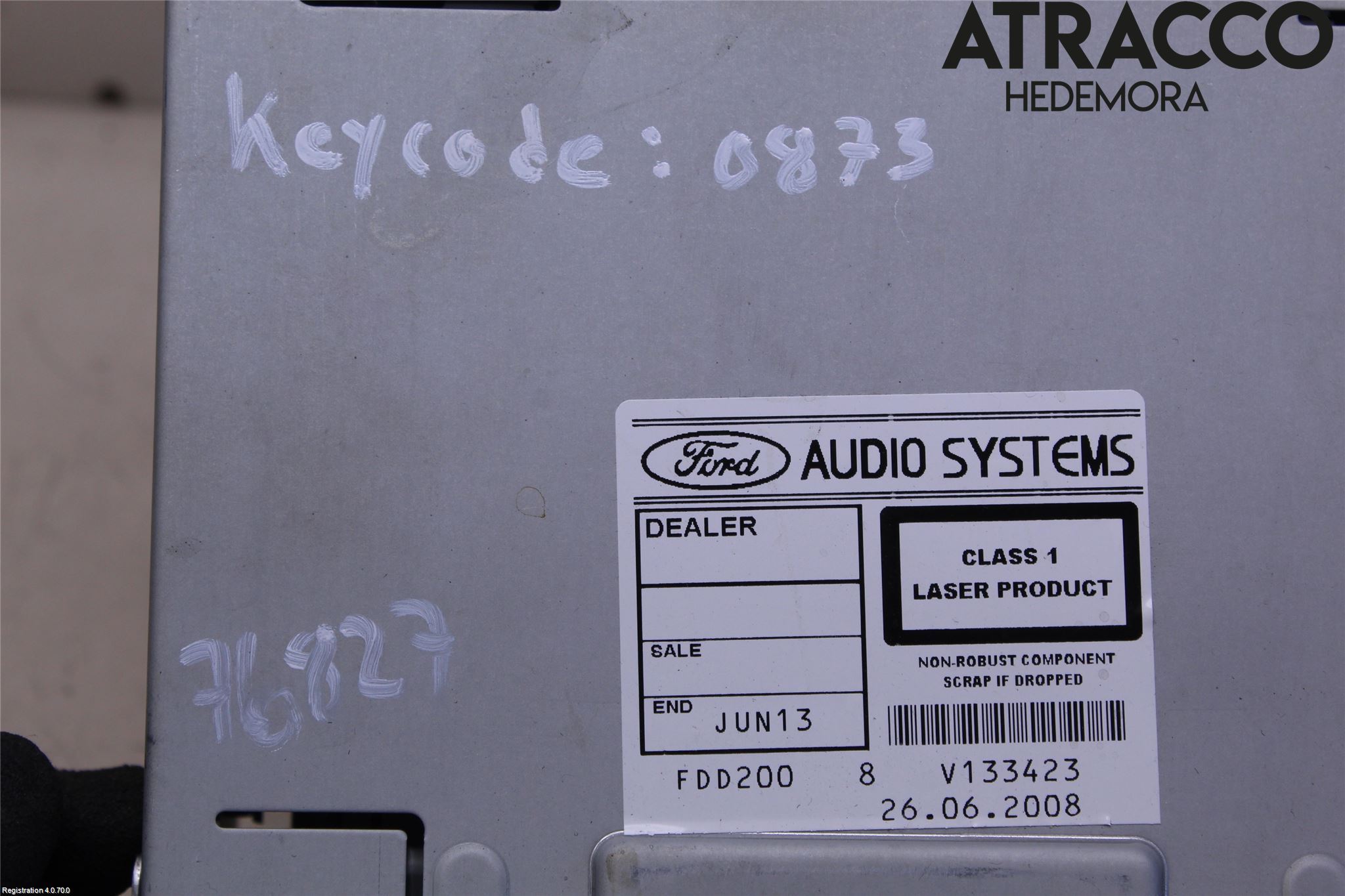 Ford FOCUS 08-11 Stereo Radio Med Cd