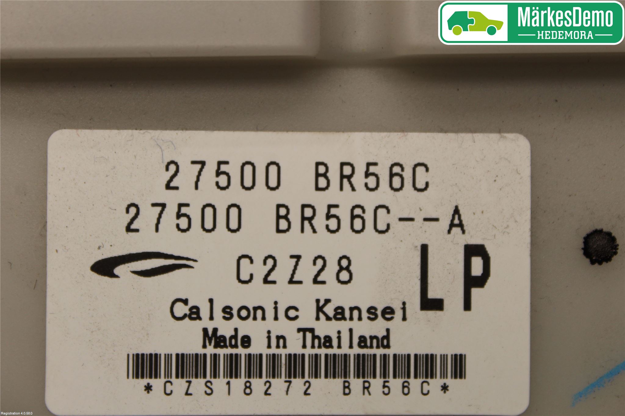 Nissan QASHQAI 10-14 Varme Ac Betjening-Display