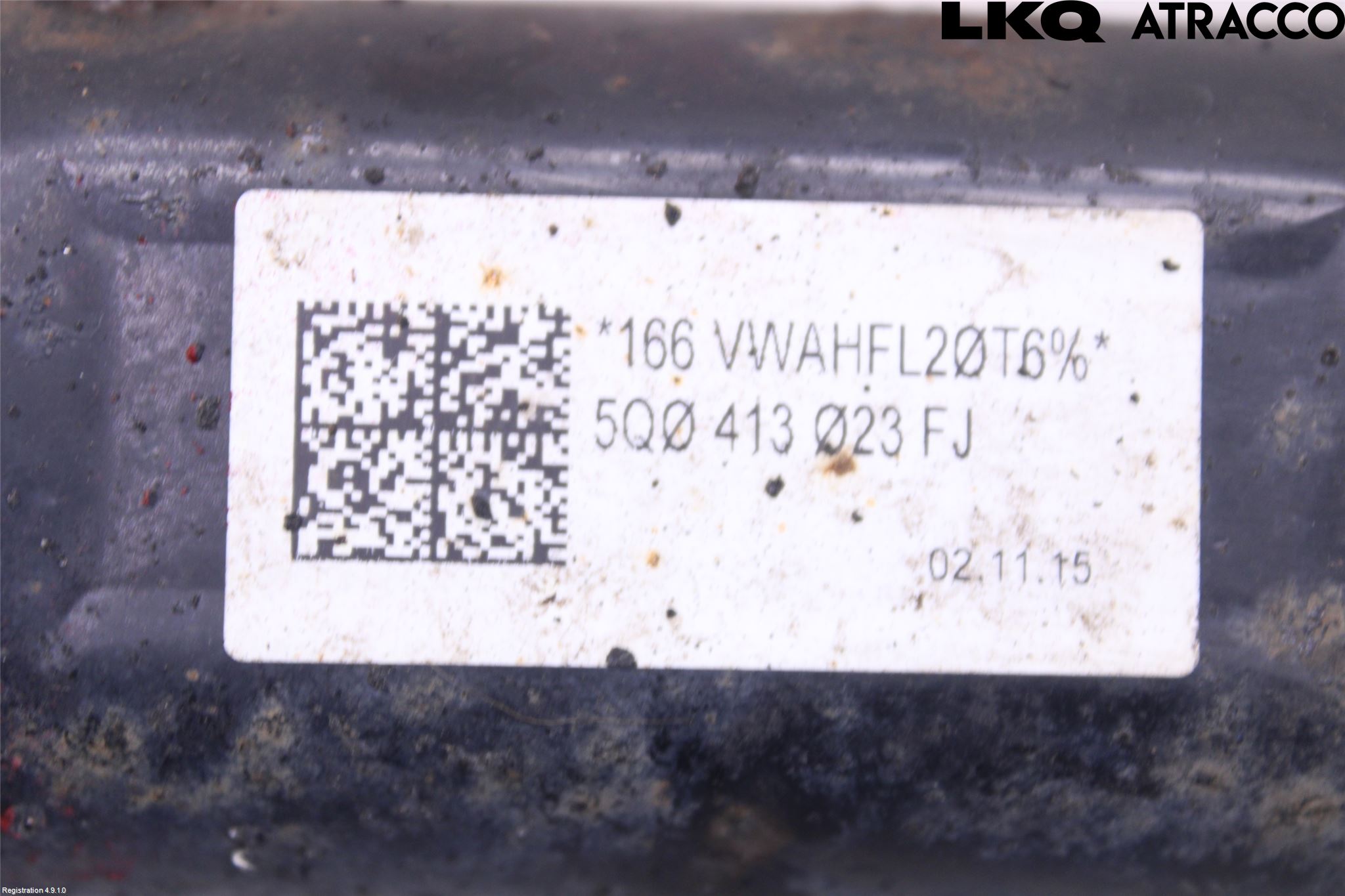 Volkswagen VW GOLF SPORTSVAN 15-20 Fjærbein Foran Høyre