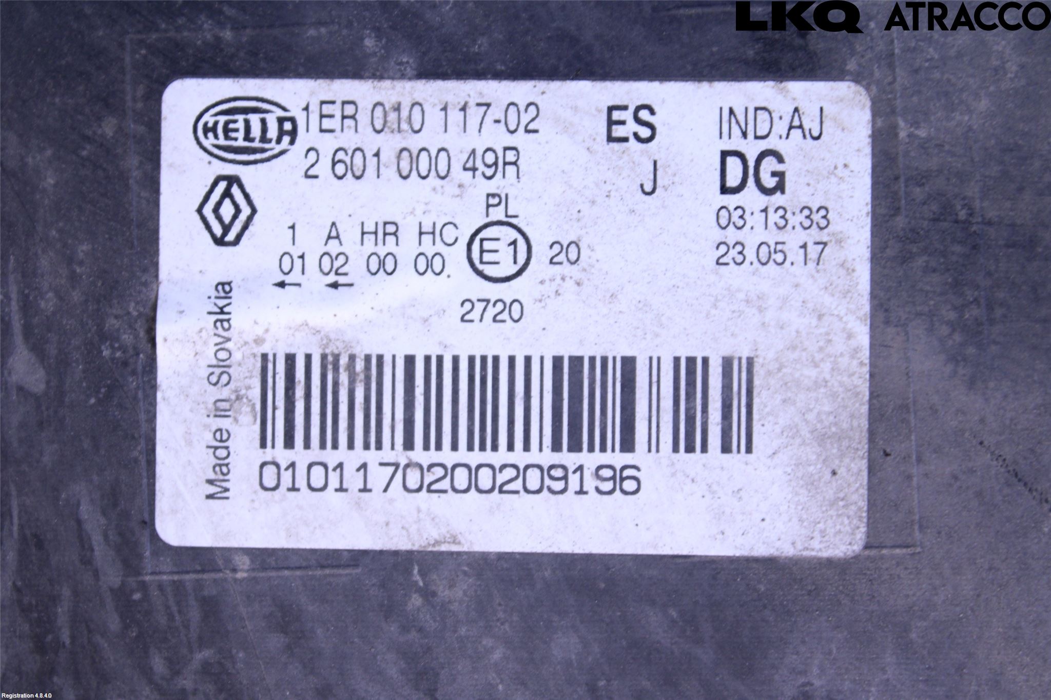 Opel MOVANO B 10-22 Frontlykt Venstre