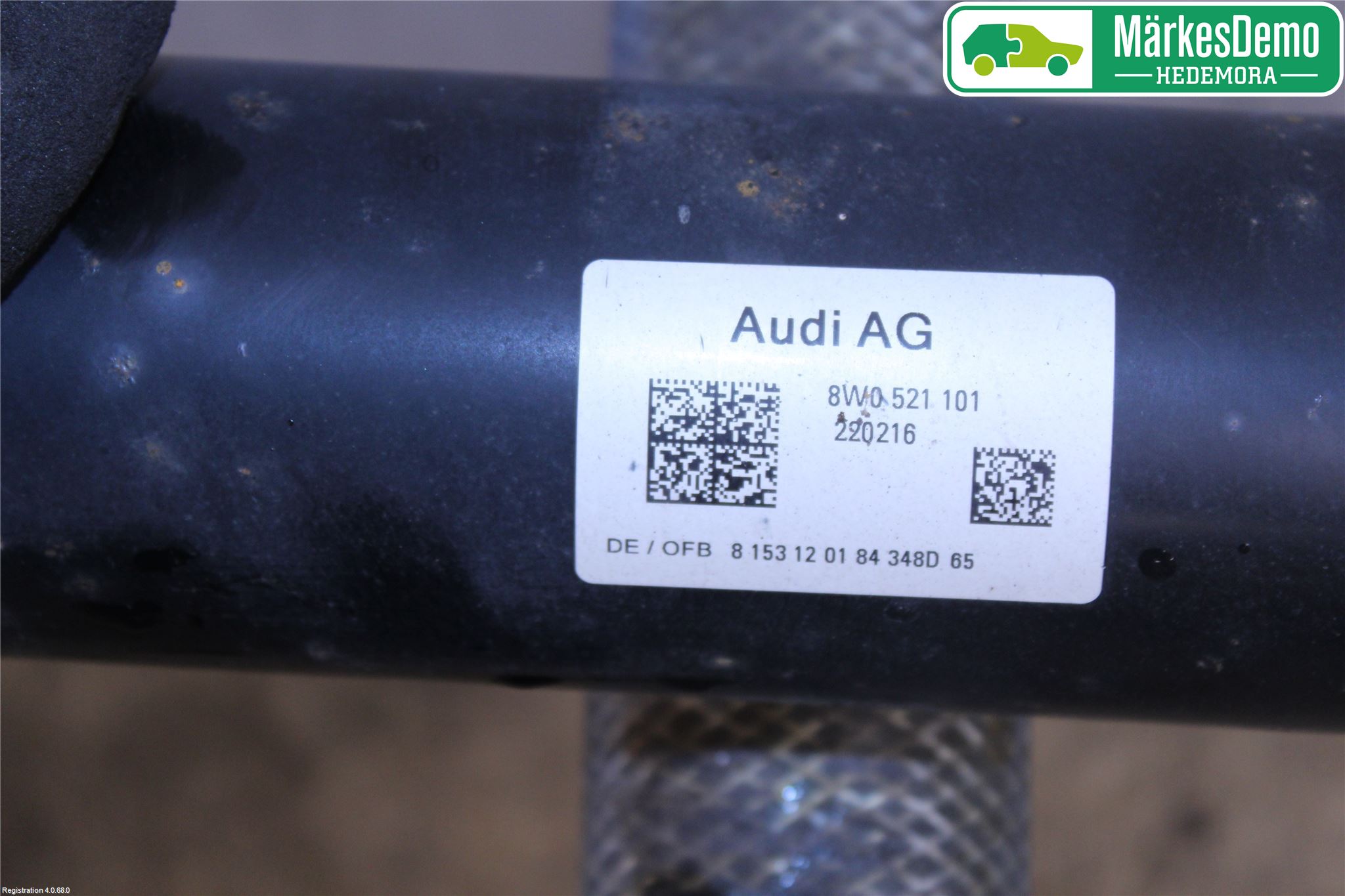 Audi A4/S4 B9 16-19 Mellomaksel Kompl
