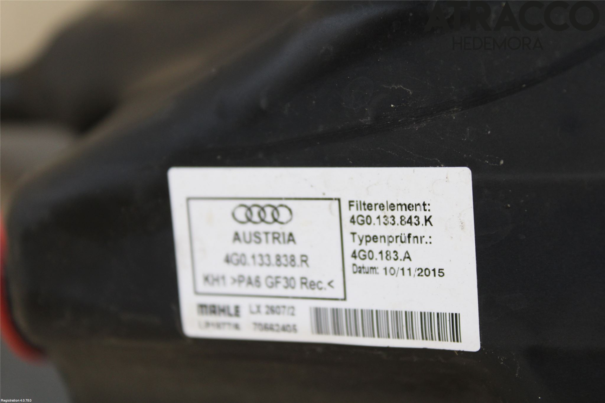 Audi A6/S6 4G 11-18 Luftfilter Boks