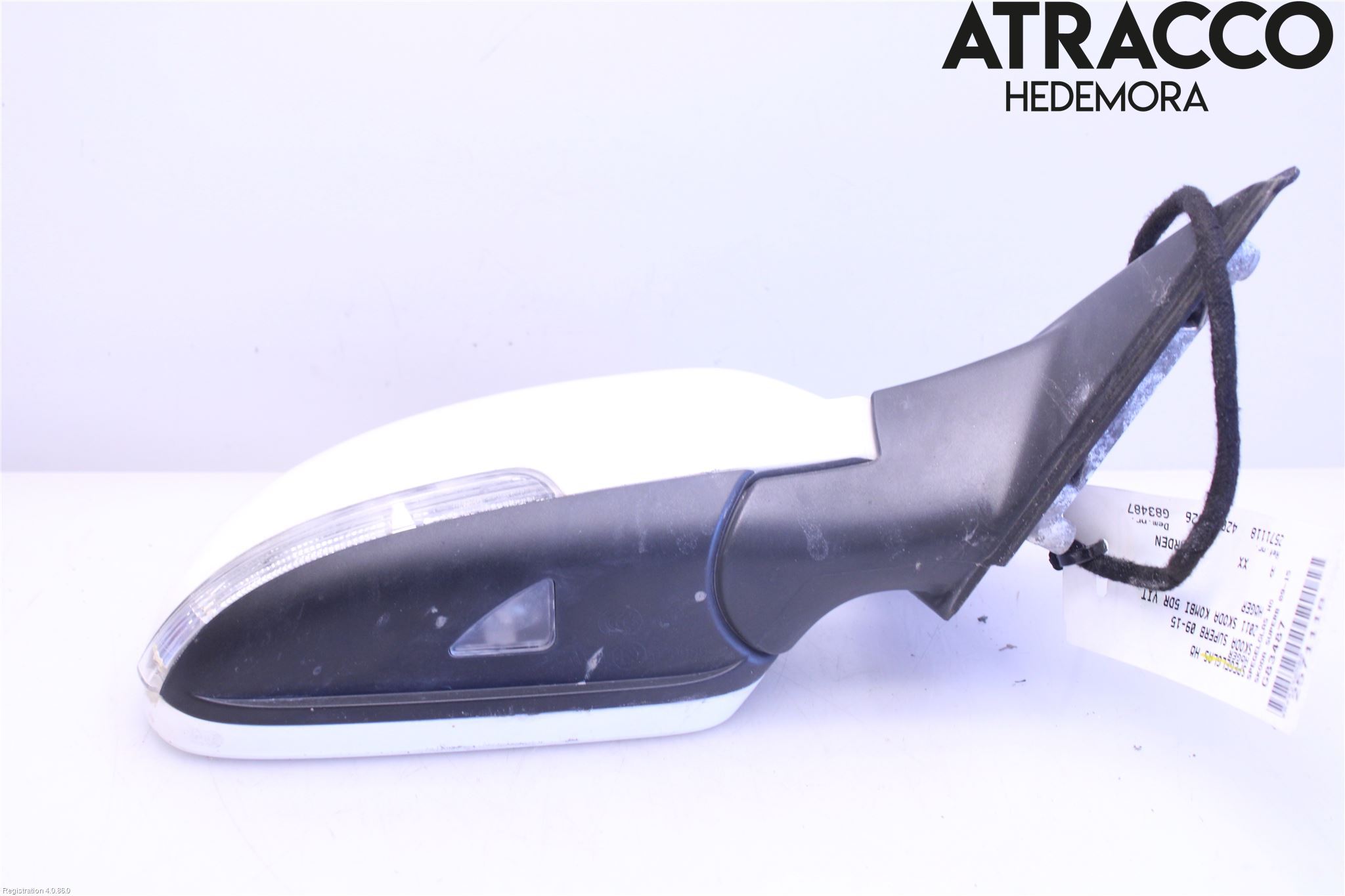 Skoda SUPERB 09-15 Speil Glass H
