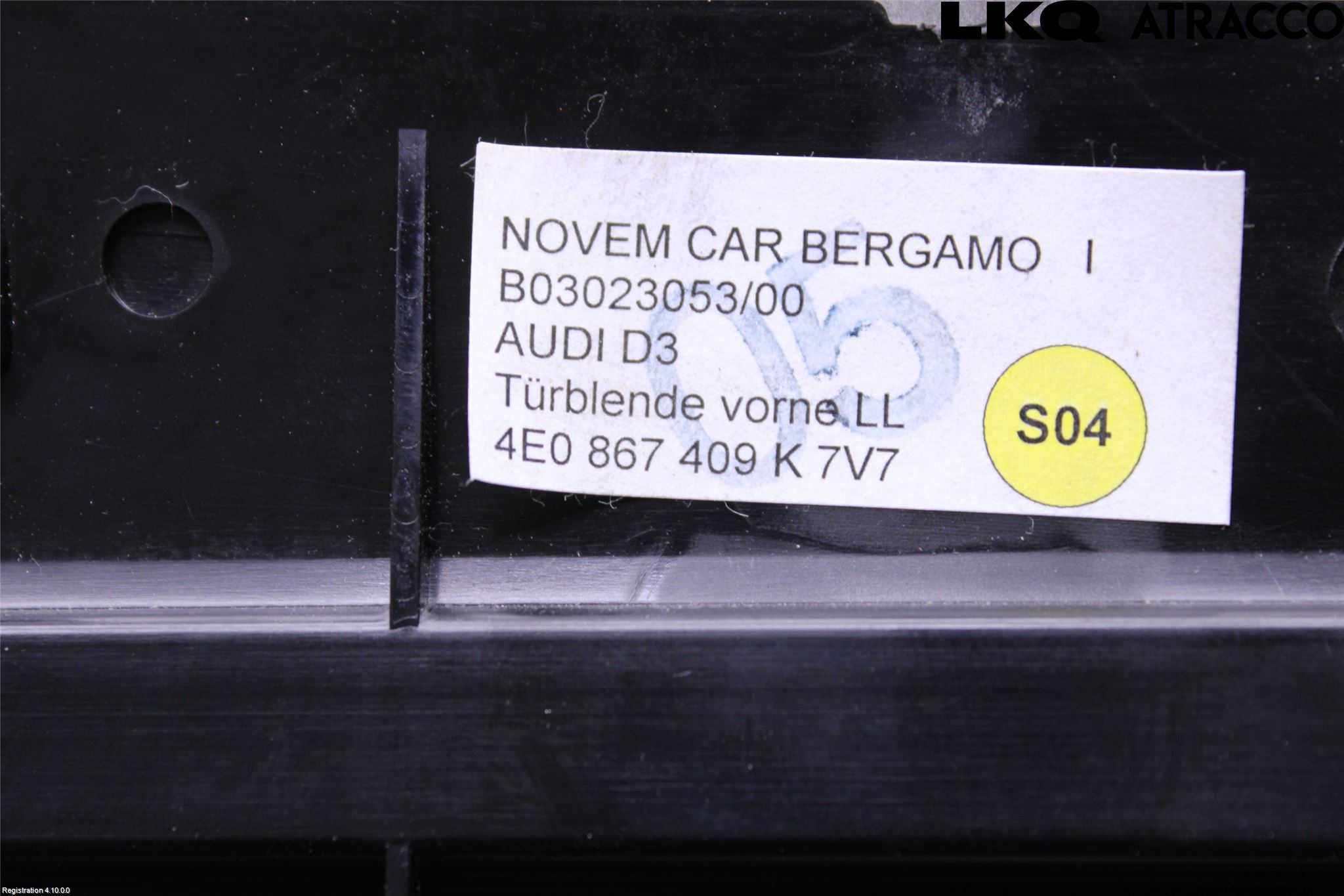 Audi A8/S8 4E  02-09 Dørtrekk Innlegg Venstre