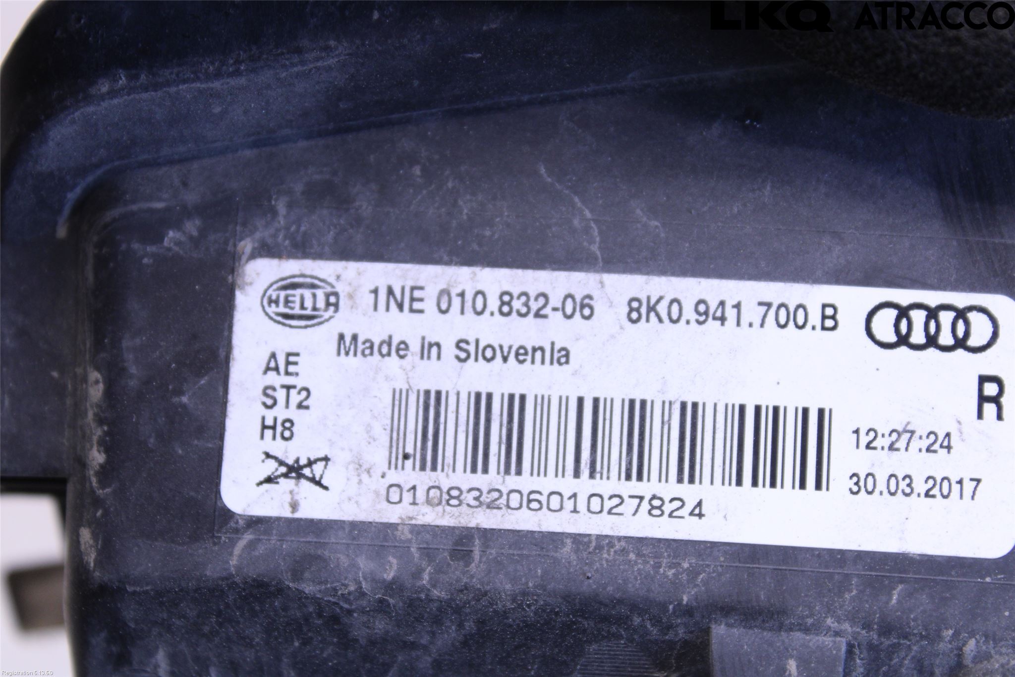 Audi A4 12-15 Frontlykt-Kurve-Tåkelys