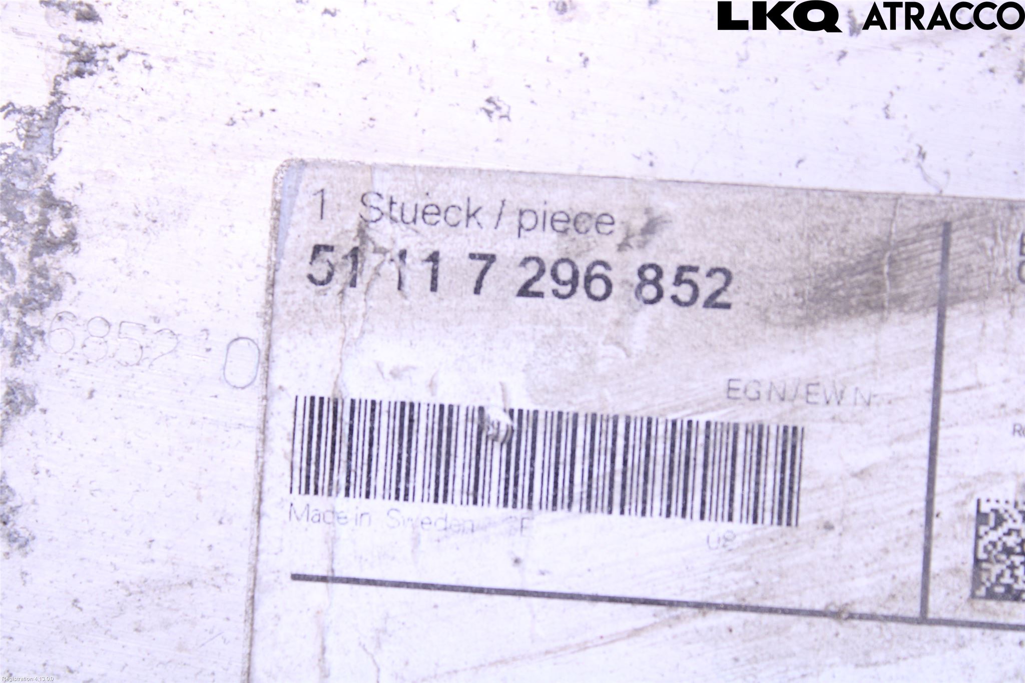 BMW i3 I01 13-22 Støtfanger Foran Feste