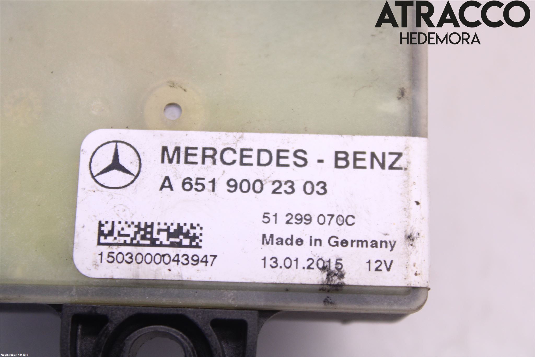 Mercedes-Benz MB E-KLASS (W212) 09-16 Rele Gløding Diesel
