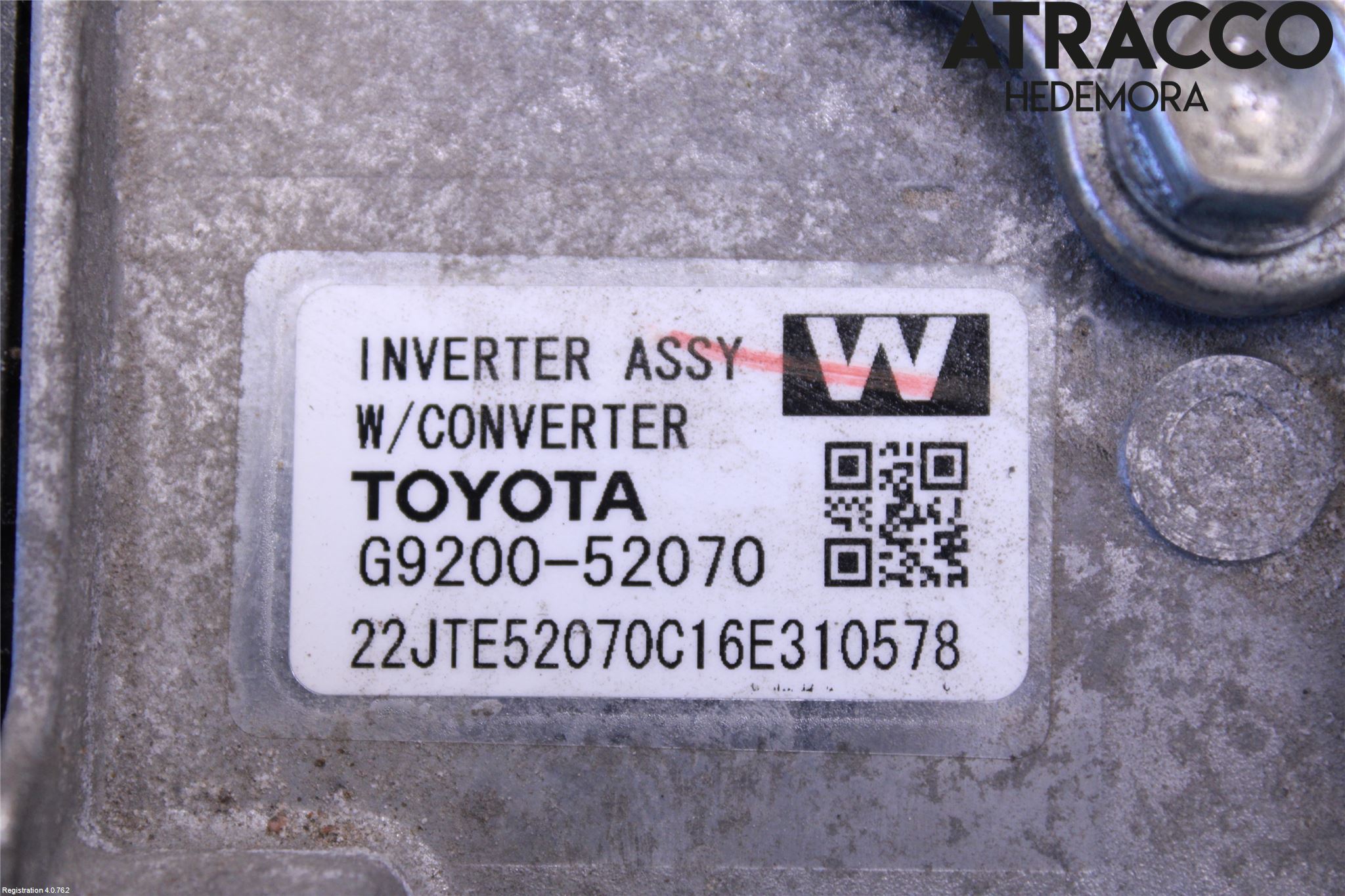 Toyota YARIS XP130 15-20 Inverter Hybrid