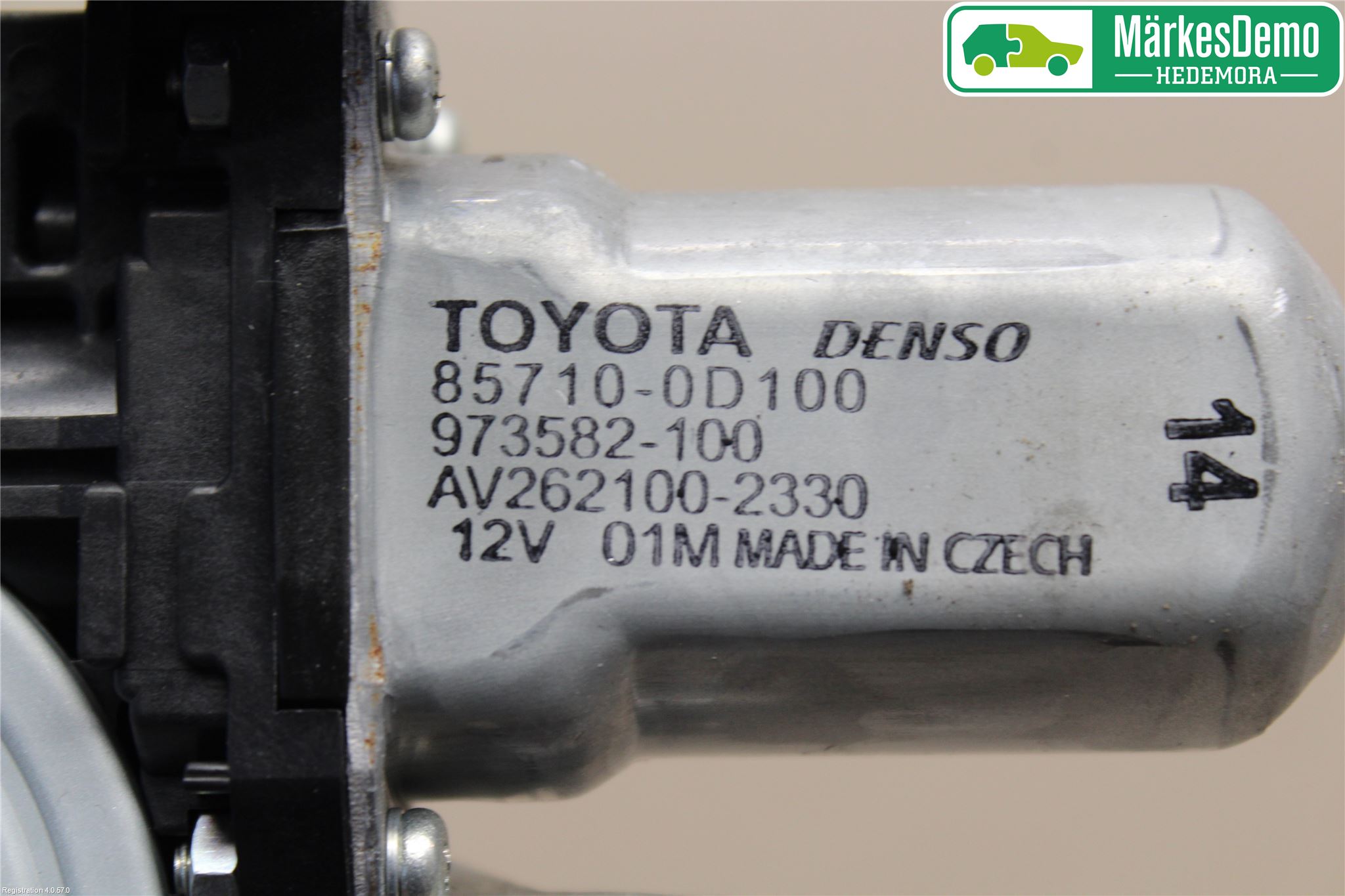Toyota YARIS XP90 06-11 Vindusheis El Komp
