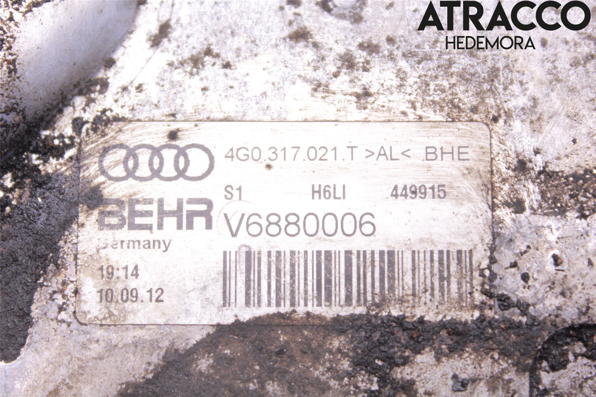Audi A6/S6 4G 11-18 Eksos Kjøler