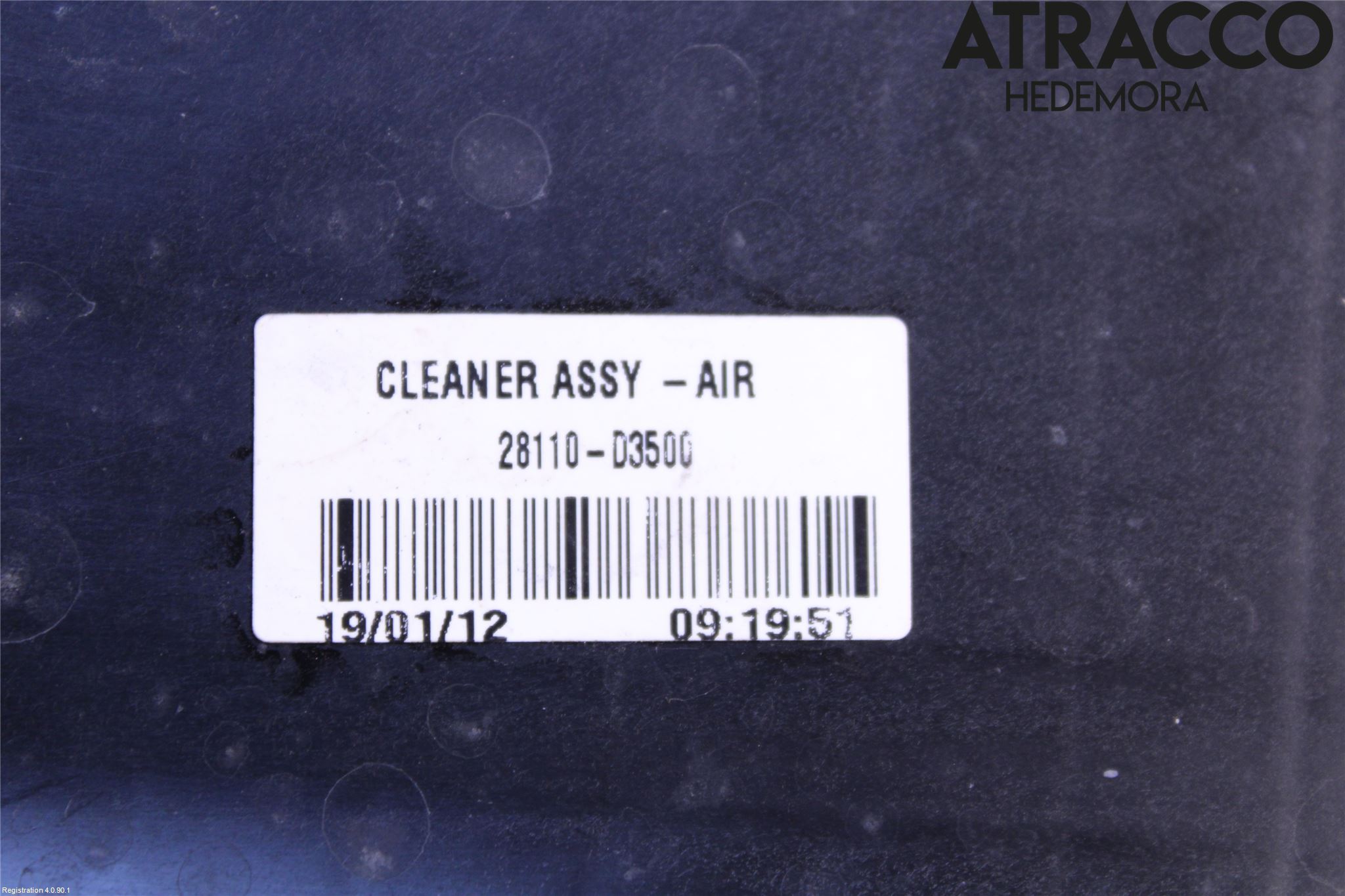 Kia SPORTAGE (QL) 16-21 Luftfilter Boks