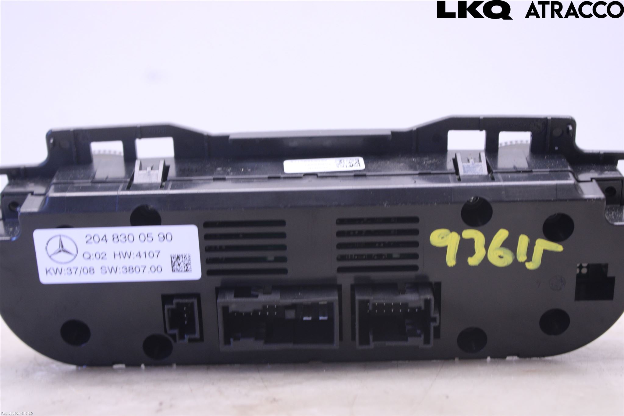 Mercedes-Benz MB C-KLASS (W204) 07-15 Varme Ac Betjening-Display