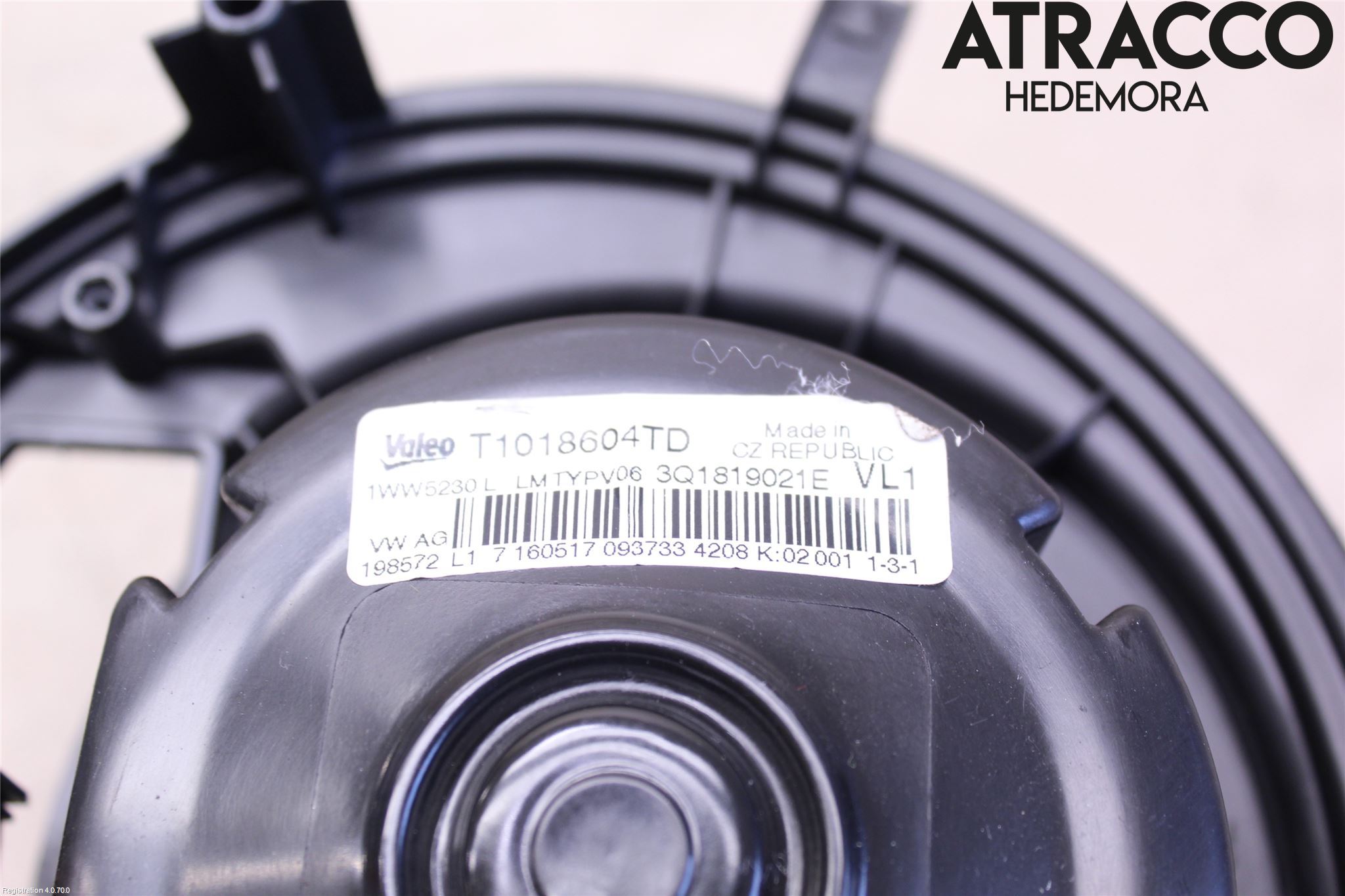 Volkswagen VW TIGUAN 16-24 Varme Ac Varmeapparatvifte