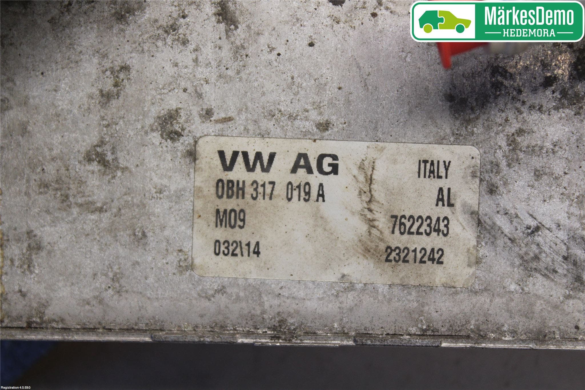 Volkswagen VW PASSAT 15-19 Radiator Oljekjøler Automatgea
