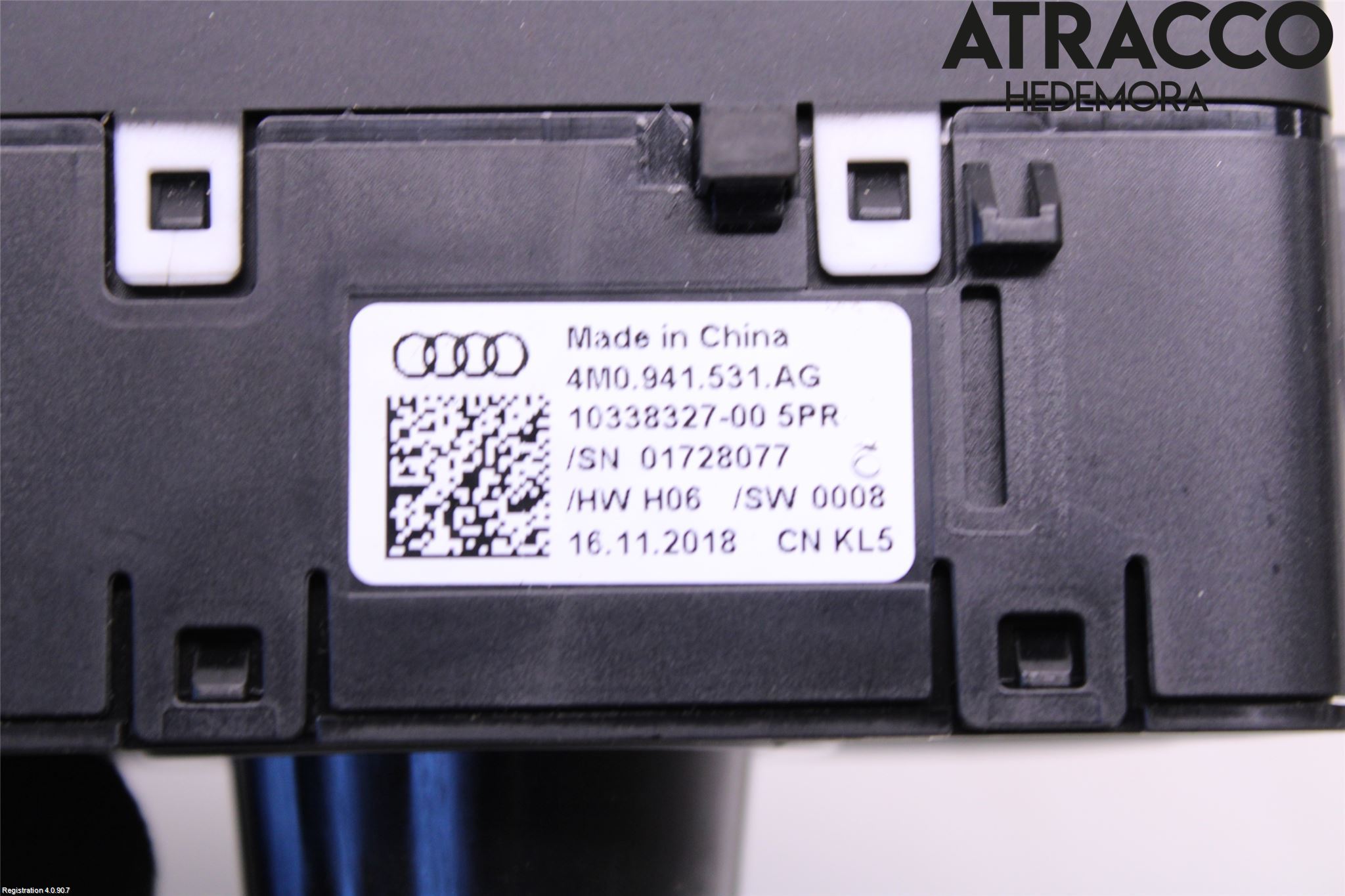 Audi A4/S4 B9 20- Bryter Hovedlys