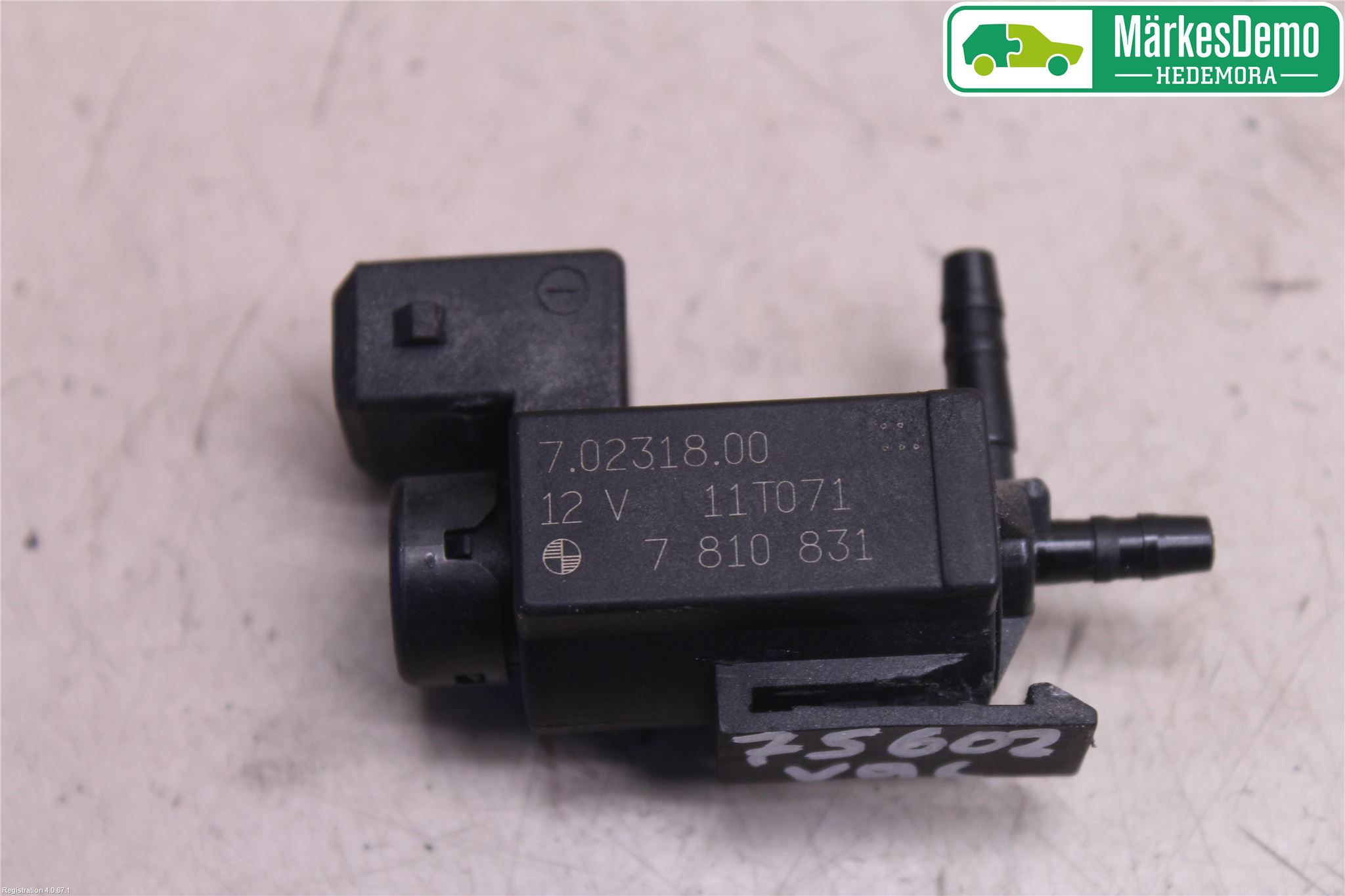 Mini CLUBMAN R55 06-14 Vacuumventil