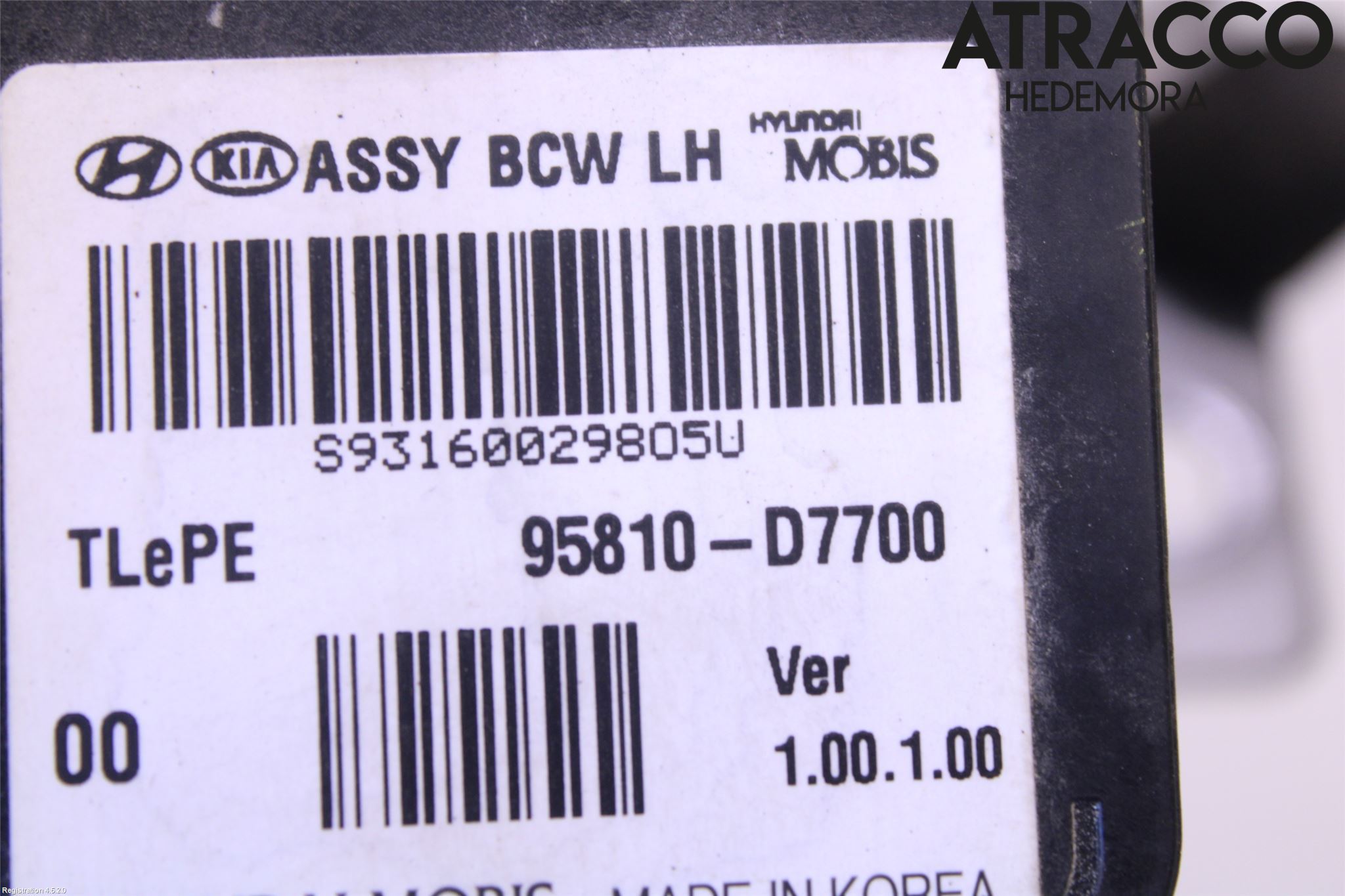 Hyundai TUCSON 05- Sensor Kollisjonsbeskyttelse