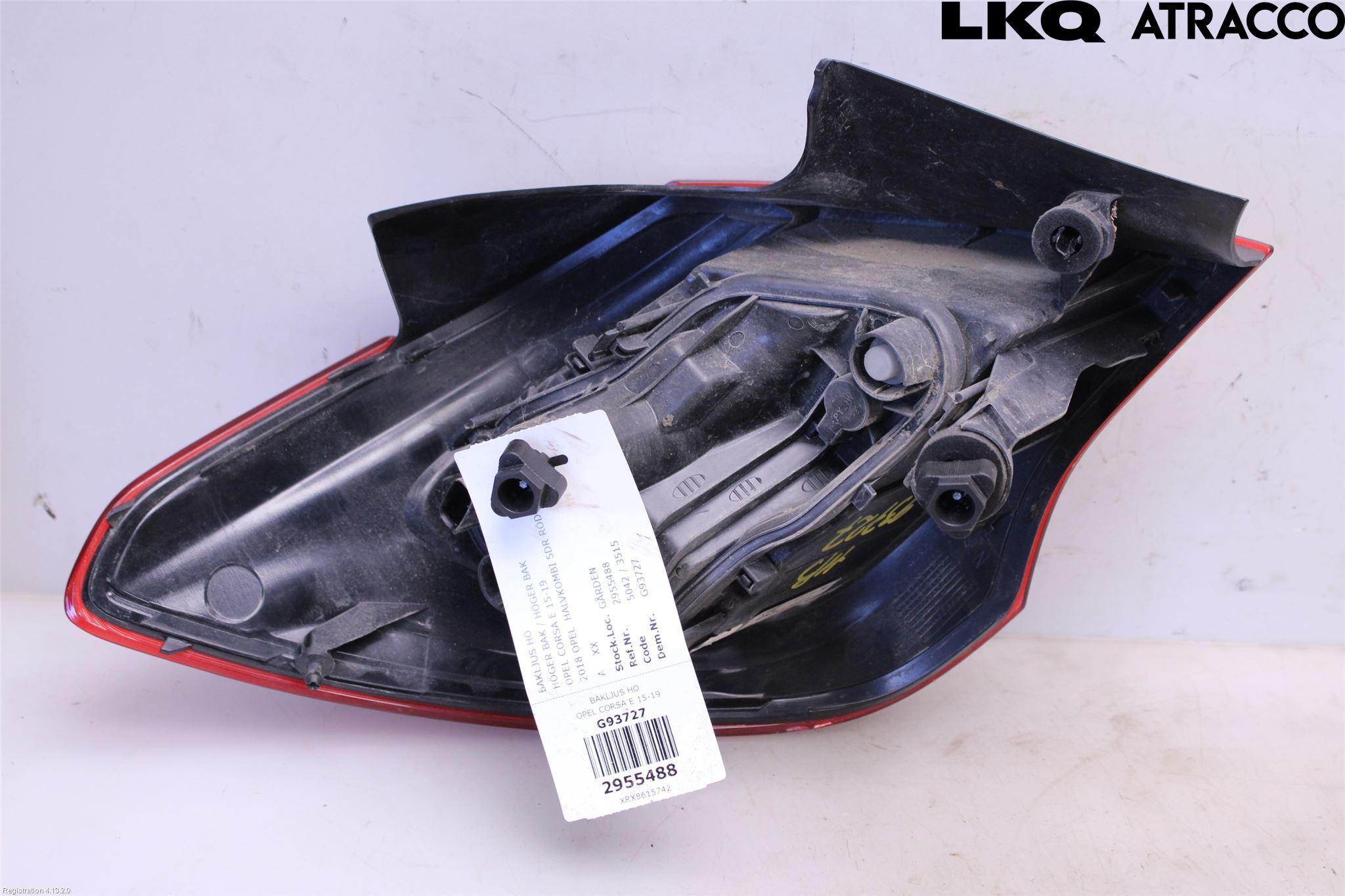 Opel CORSA E 15-19 Baklykt Høyre