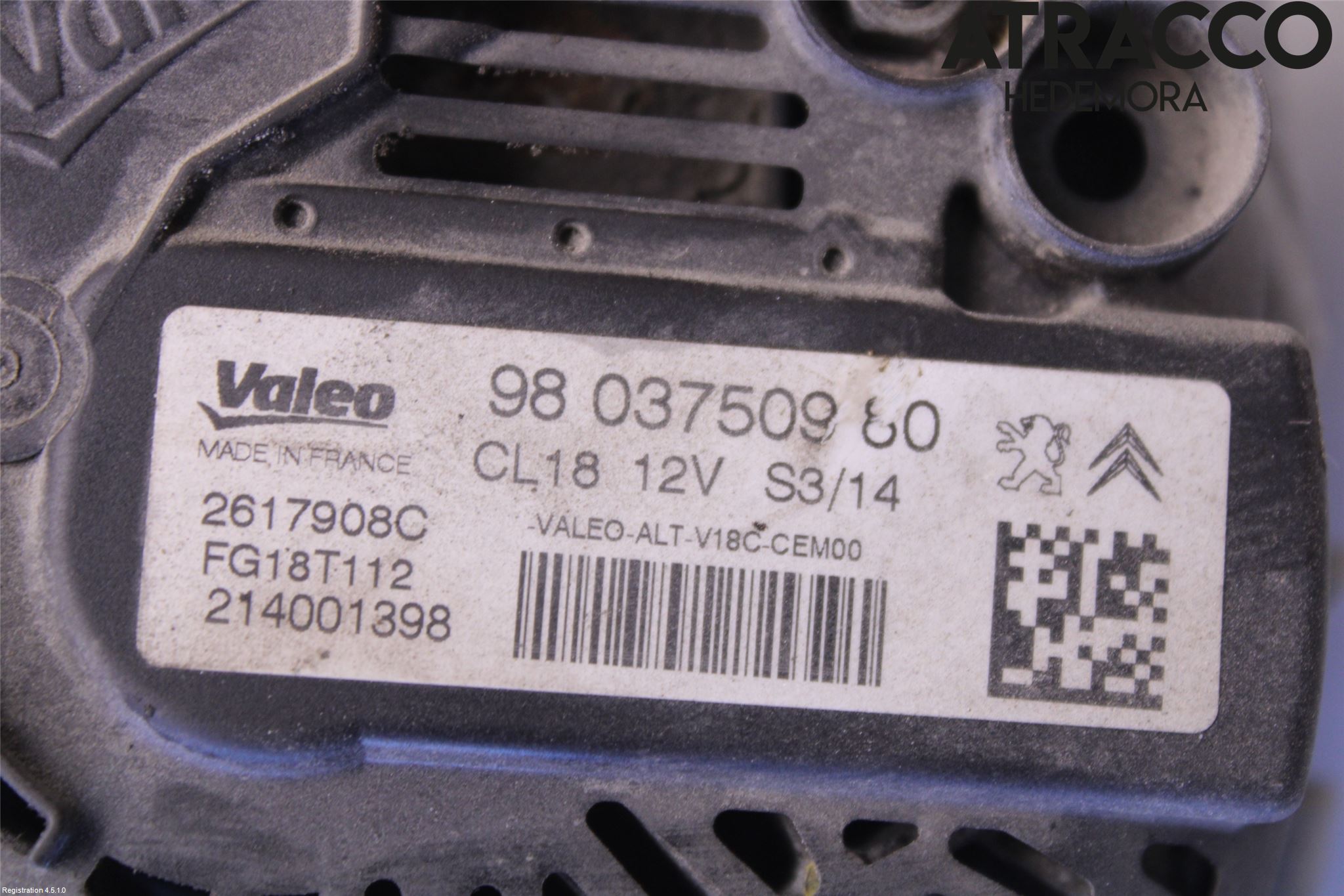 Peugeot 508 11-18 Dynamo