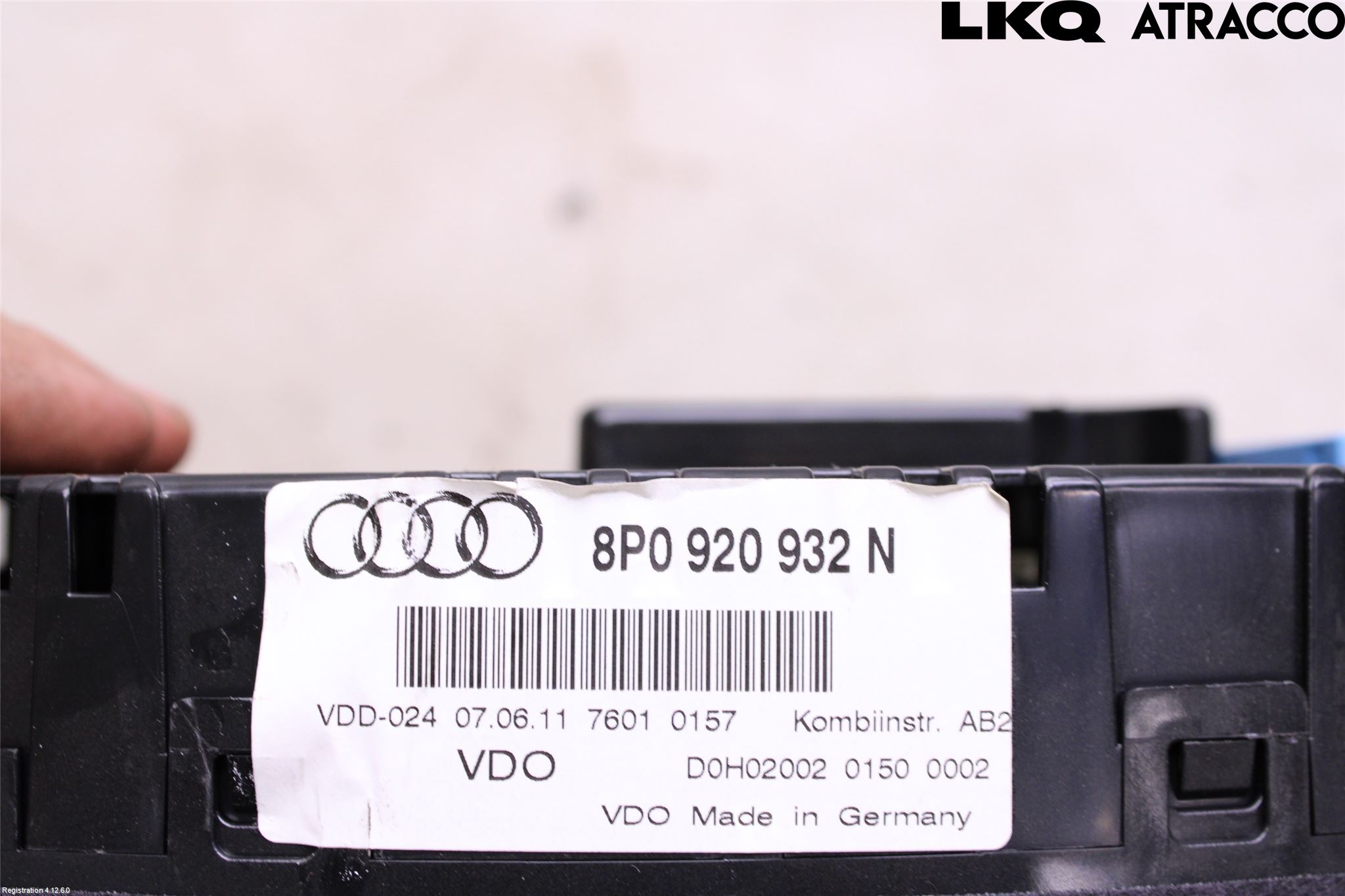 Audi A3/S3 05-13 Instr Kombinert