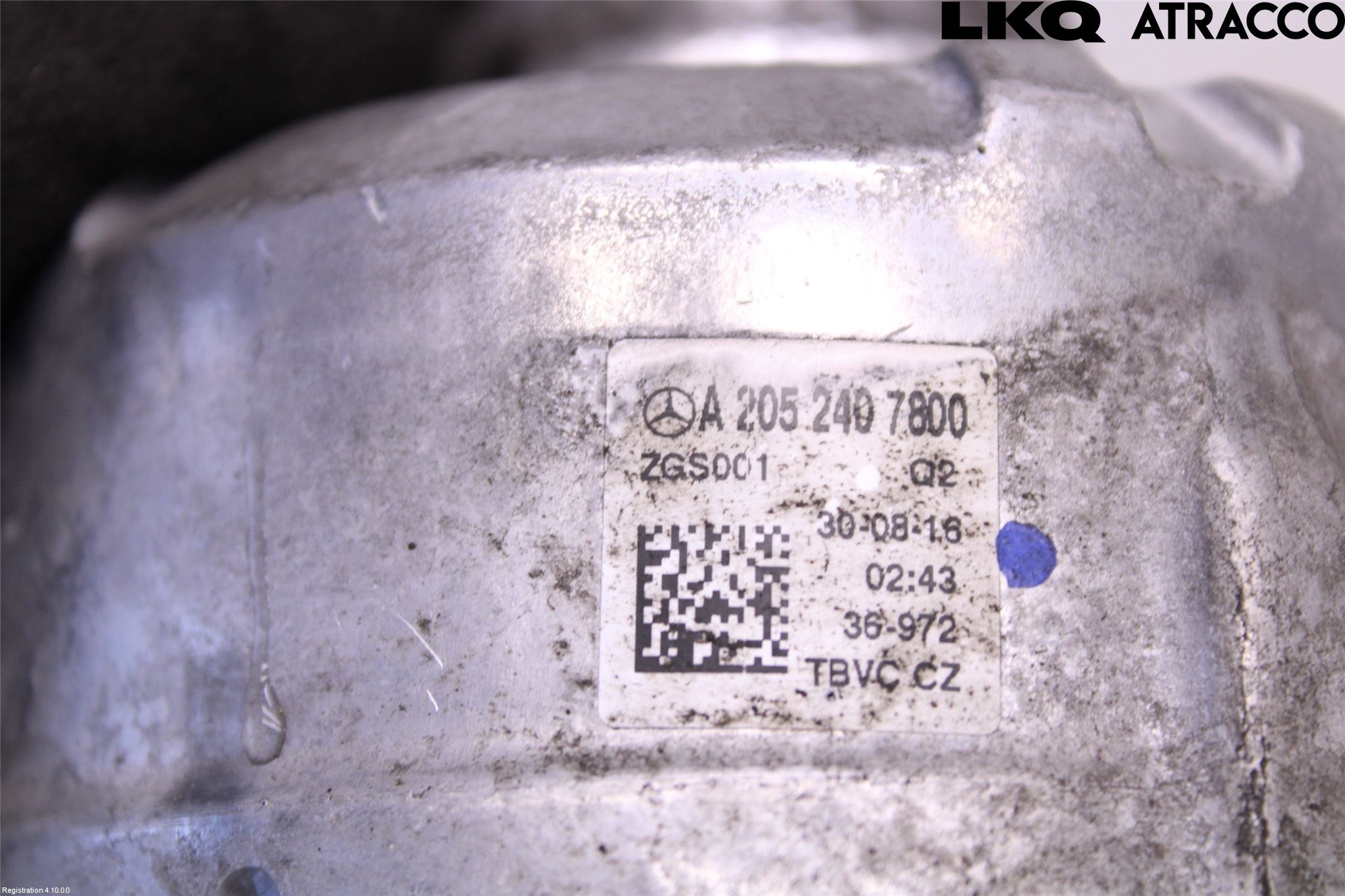 Mercedes-Benz MB C-KLASS (W205) 14-21 Motor Feste Gummi