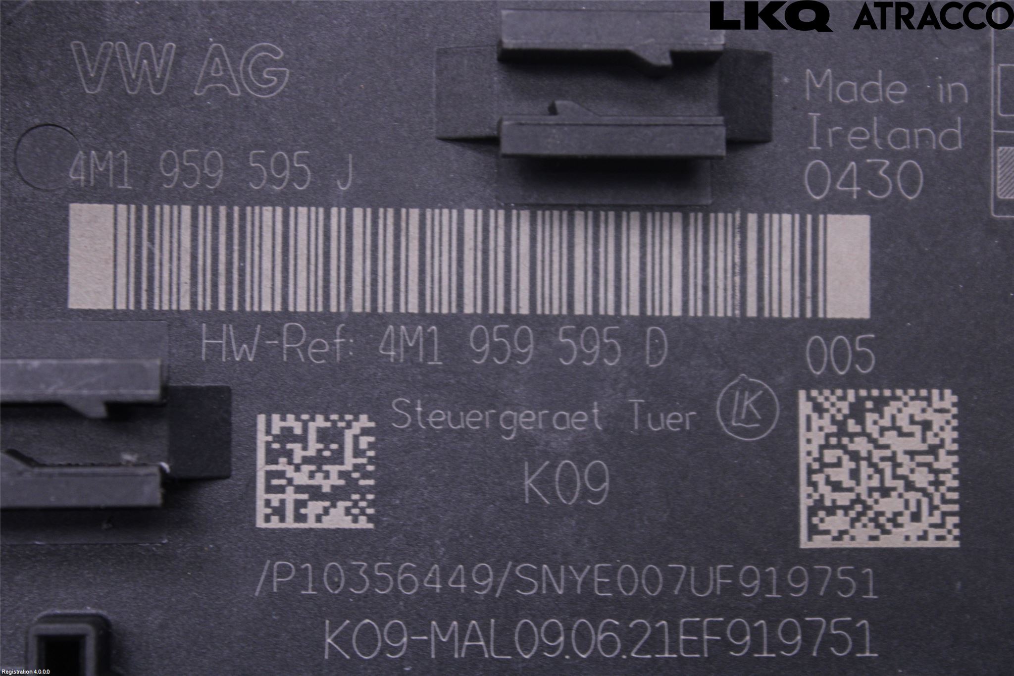 Audi A6 F2/C8 19- Styreenhet Dør