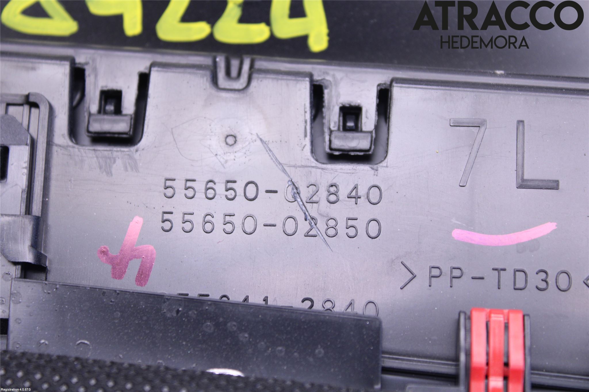 Toyota COROLLA 19- Dashbord Kanal - Dyse