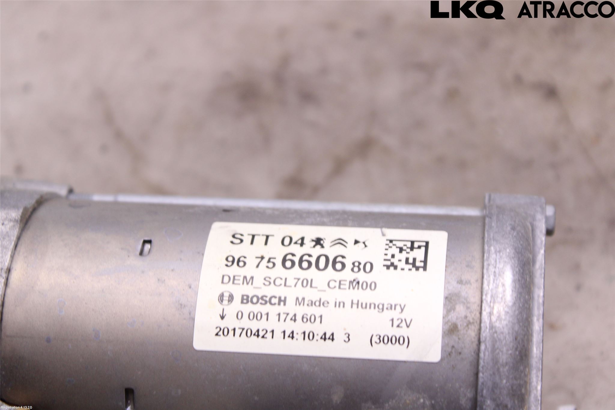 Peugeot PARTNER 16-18 Startmotor Diesel