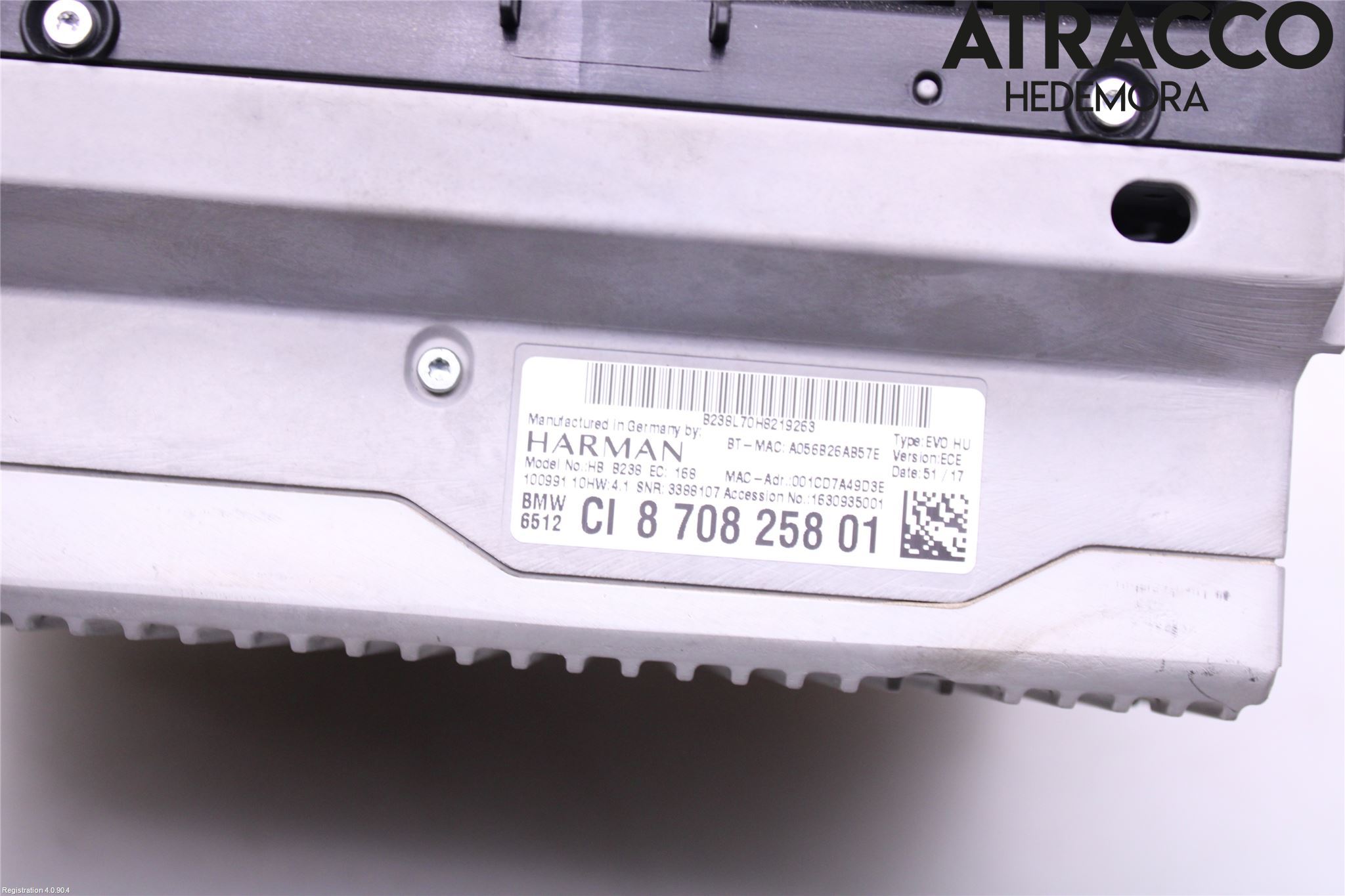 BMW 5 G30/G31/F90 17-23 Stereo Forsterker