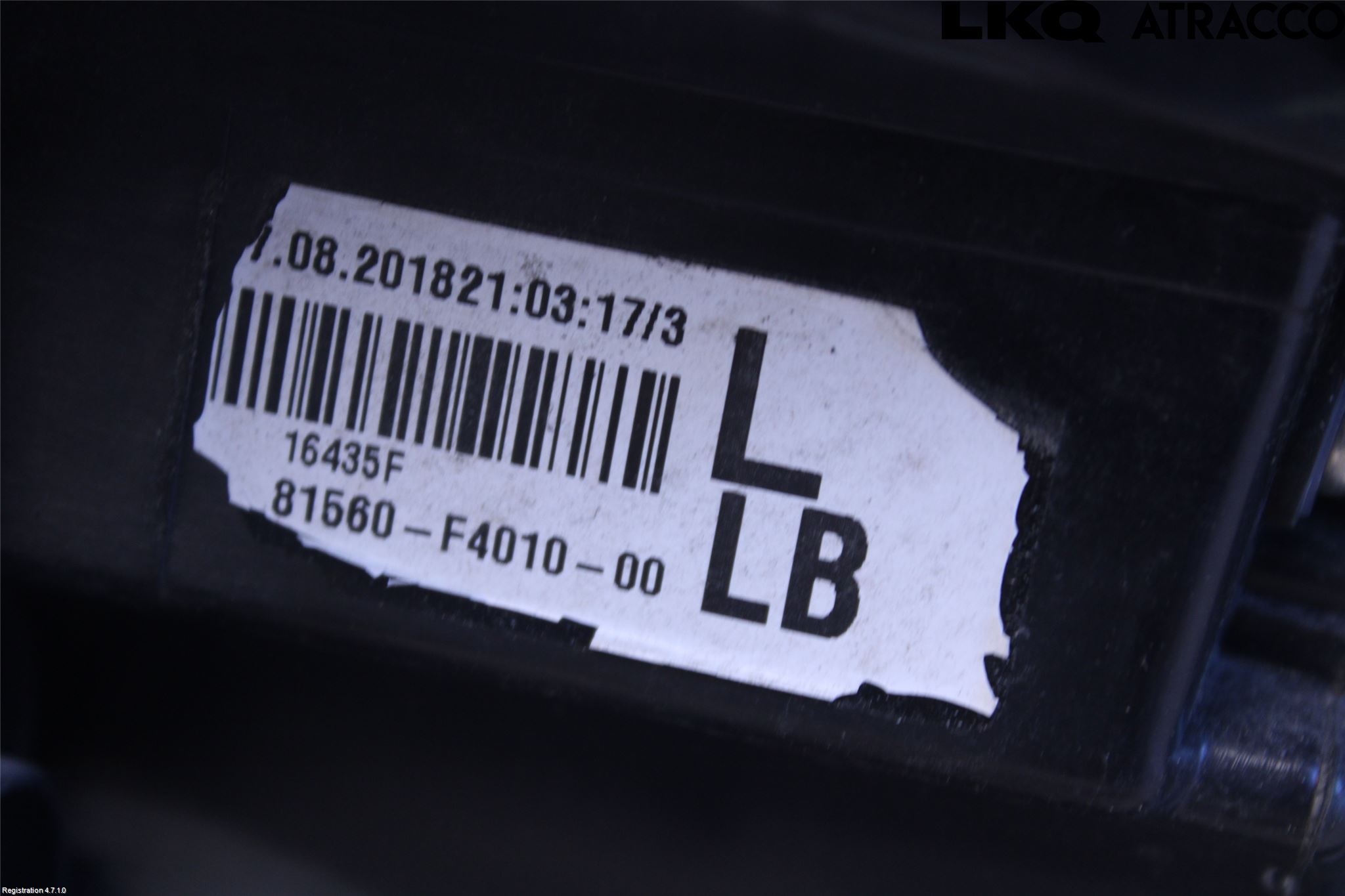 Toyota C-HR 16-23 Baklykt Venstre