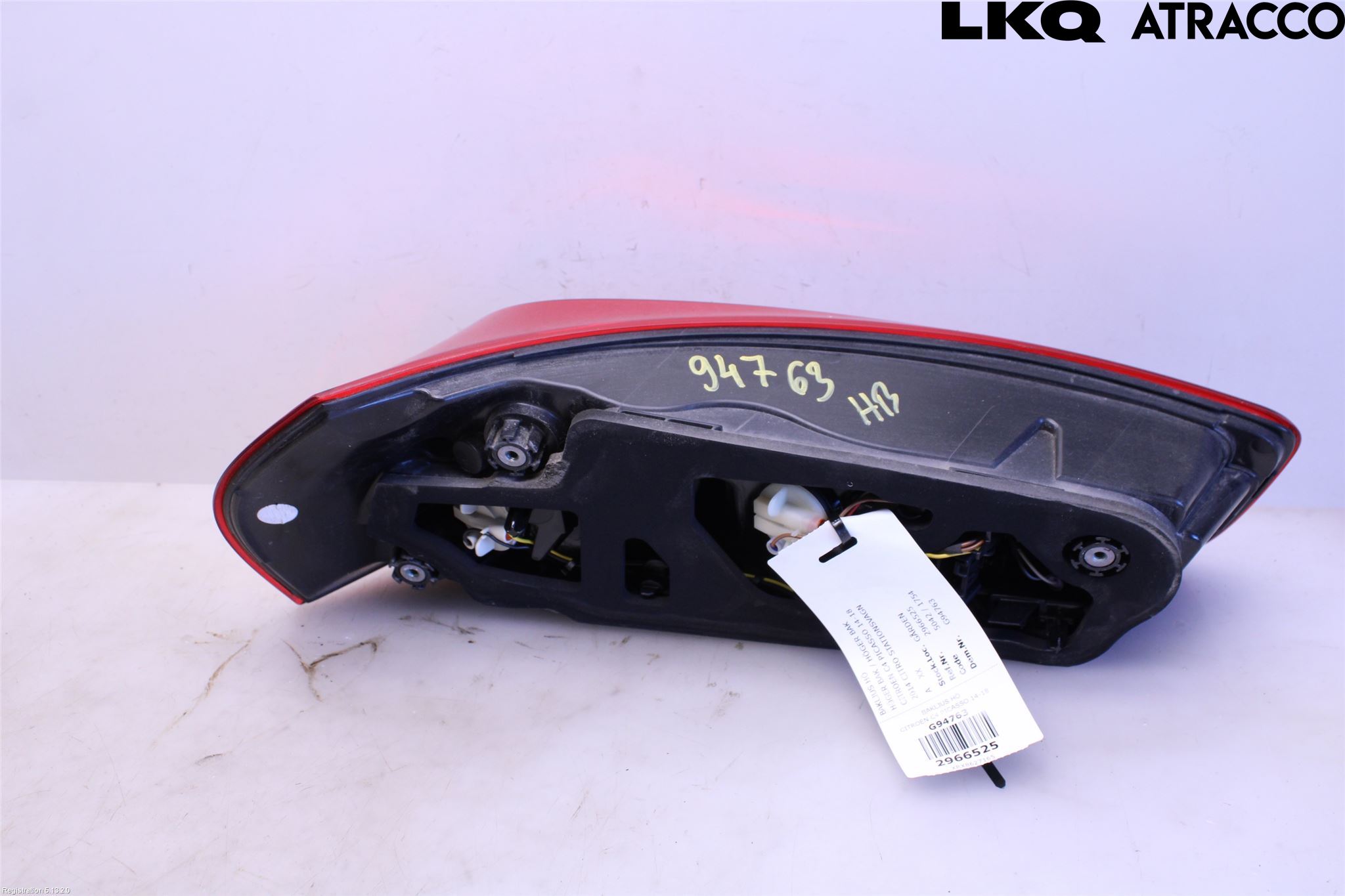 Citroen C4 PICASSO 14-18 Baklykt Høyre